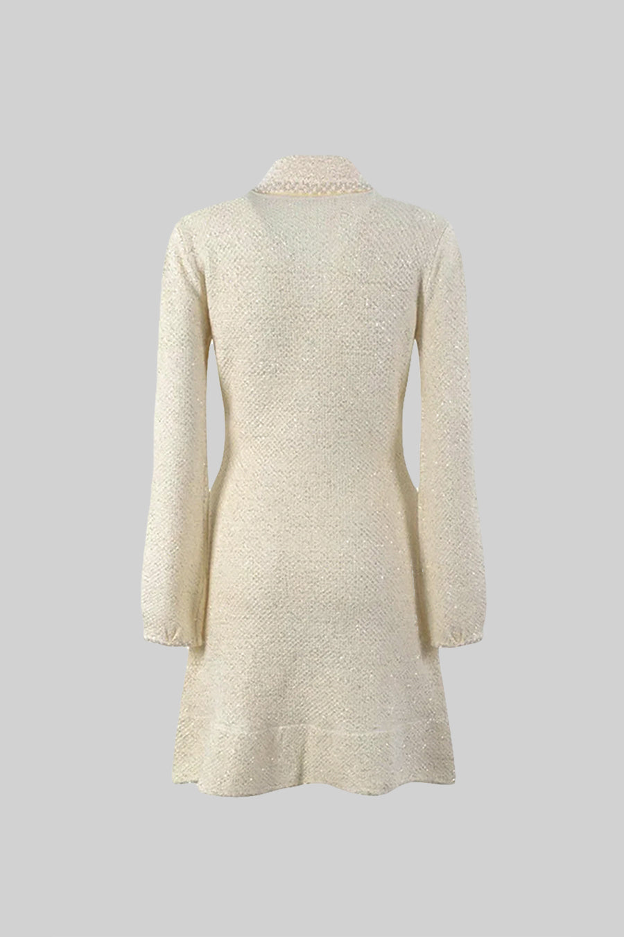 Esmee Ivoire Knit Textured Dress