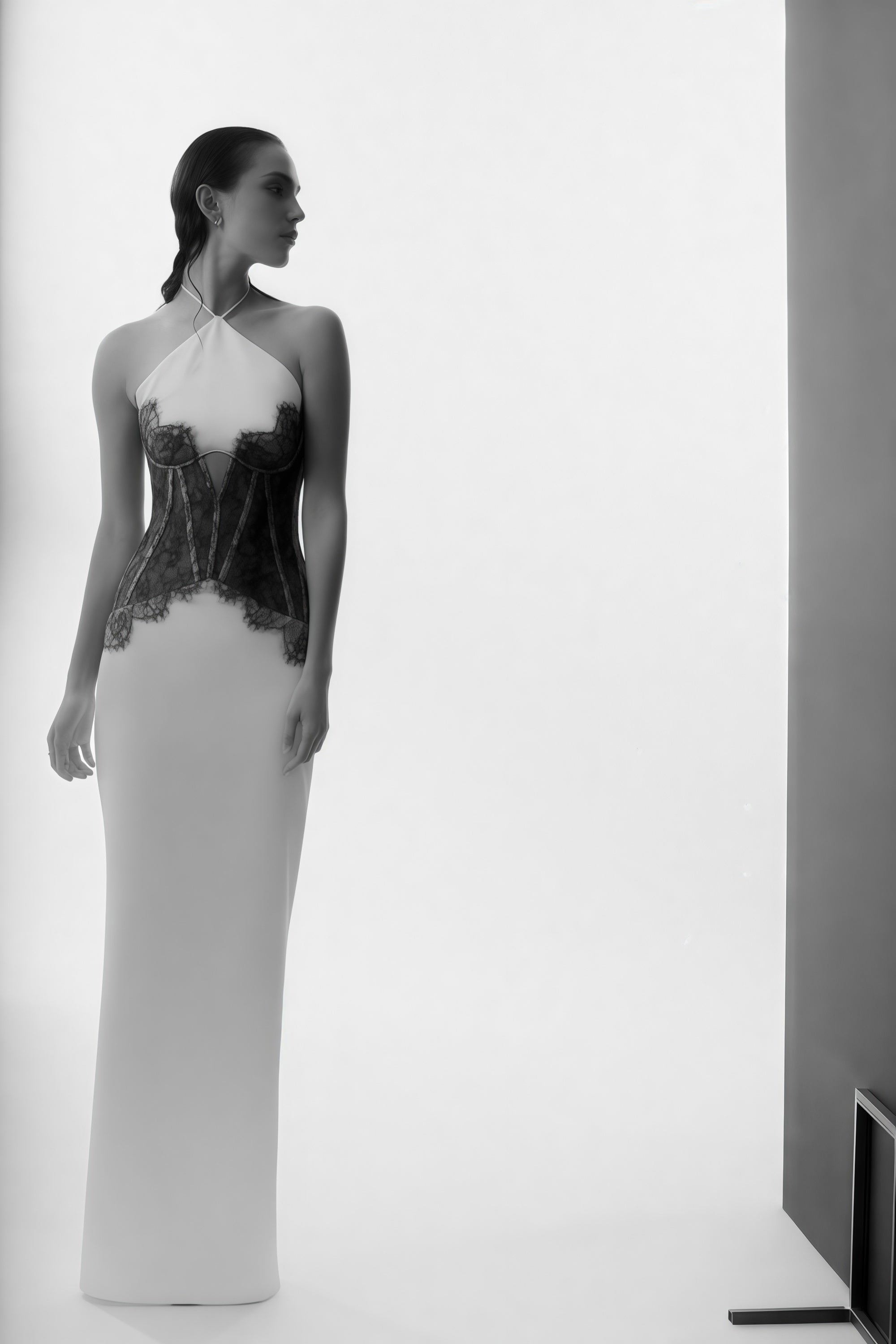 Mirabeau White Cut-out Lace Maxi Dress (Final Sale)