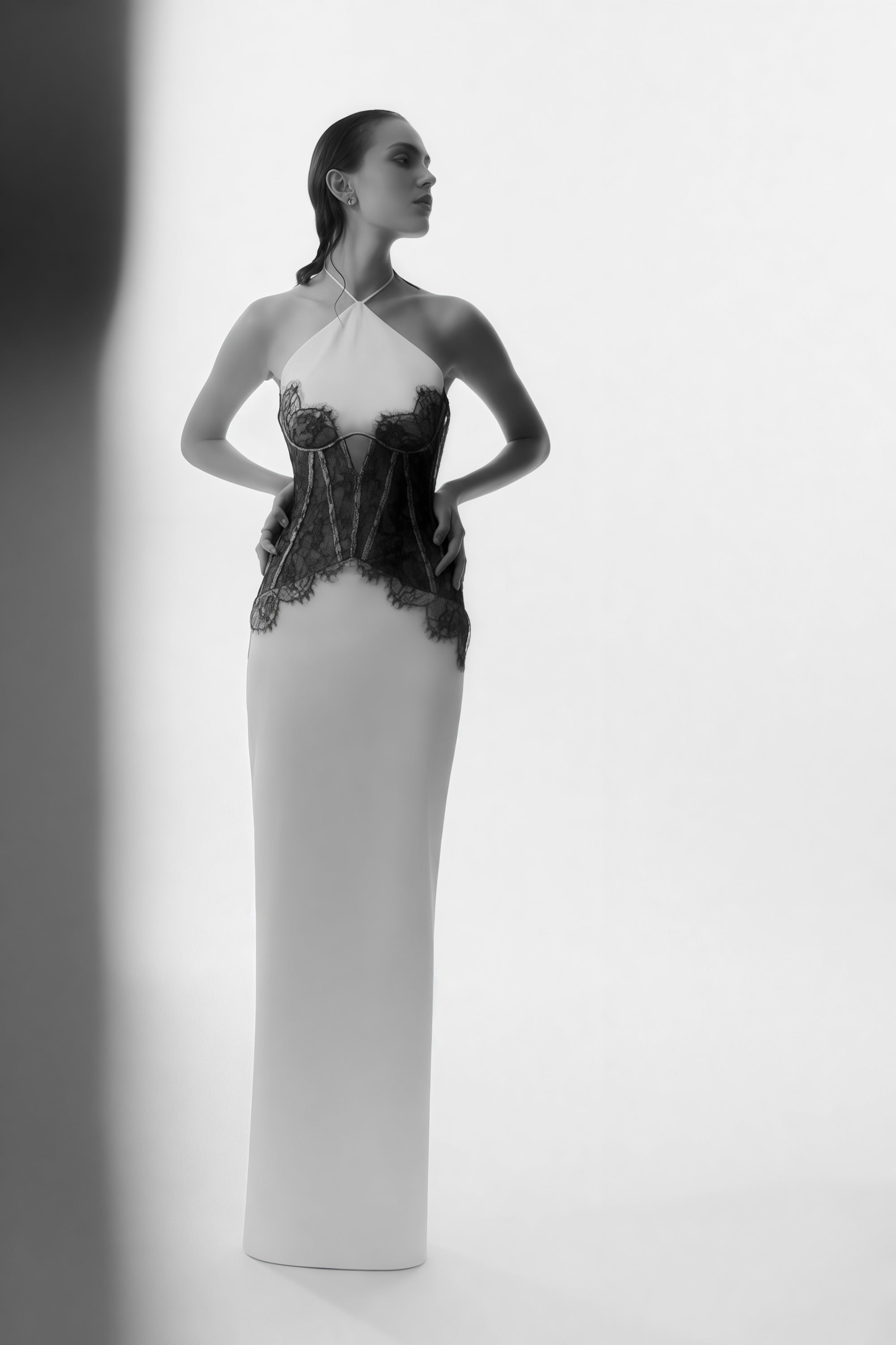 Mirabeau White Cut-out Lace Maxi Dress (Final Sale)
