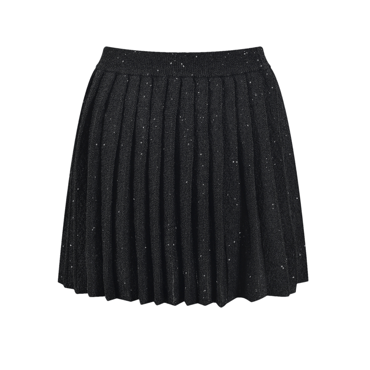 Blandine black sequin jacket & skirt matching set