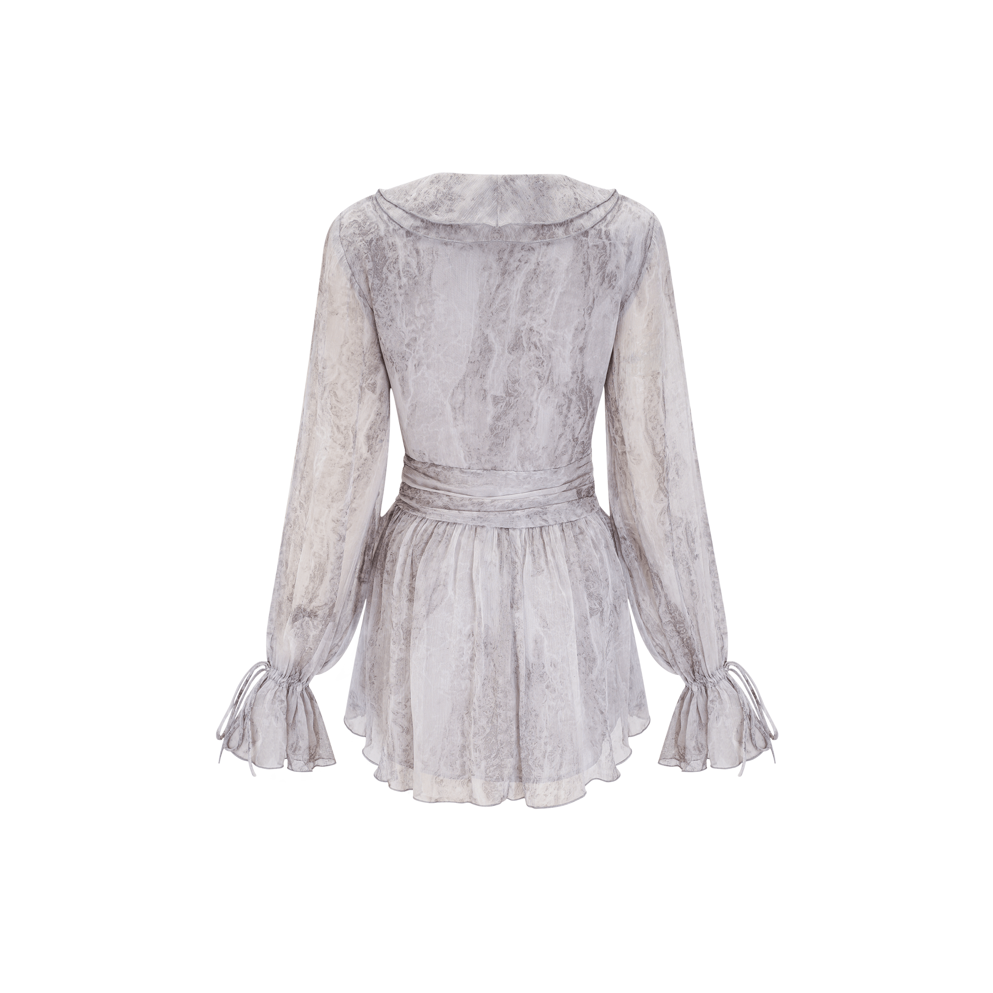 Cherilyn tie-dye floral mini dress (Final Sale-US Only)