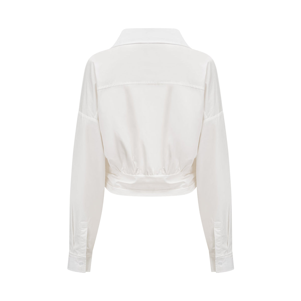 Coline asymmetrical ruched shirt