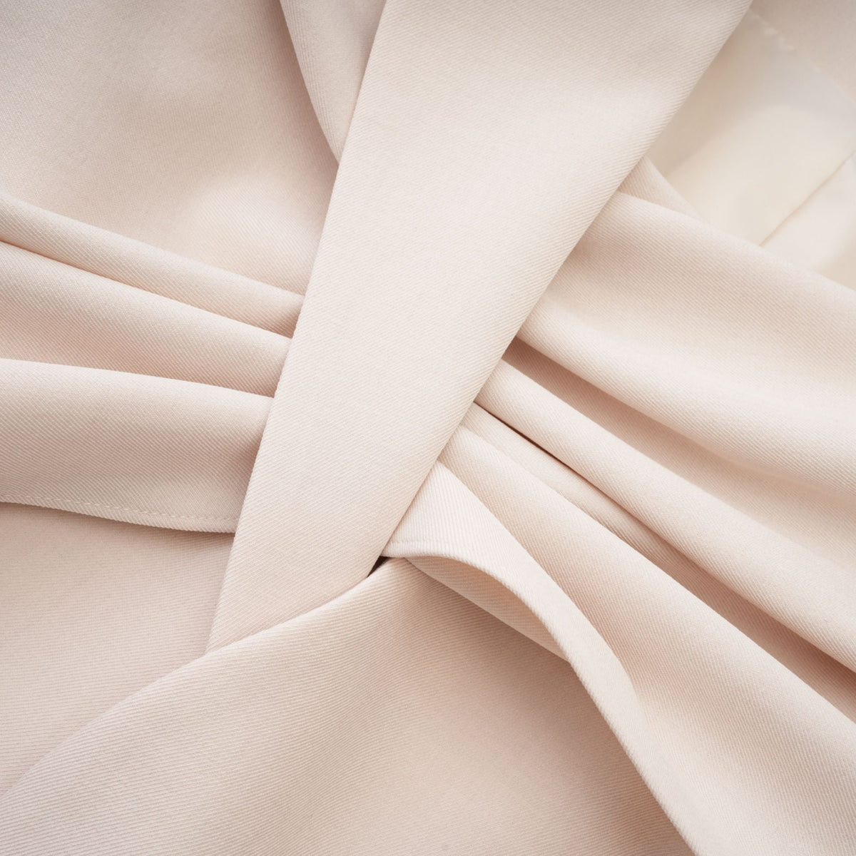 Coralie shawl-detailed jacket in Neutrals