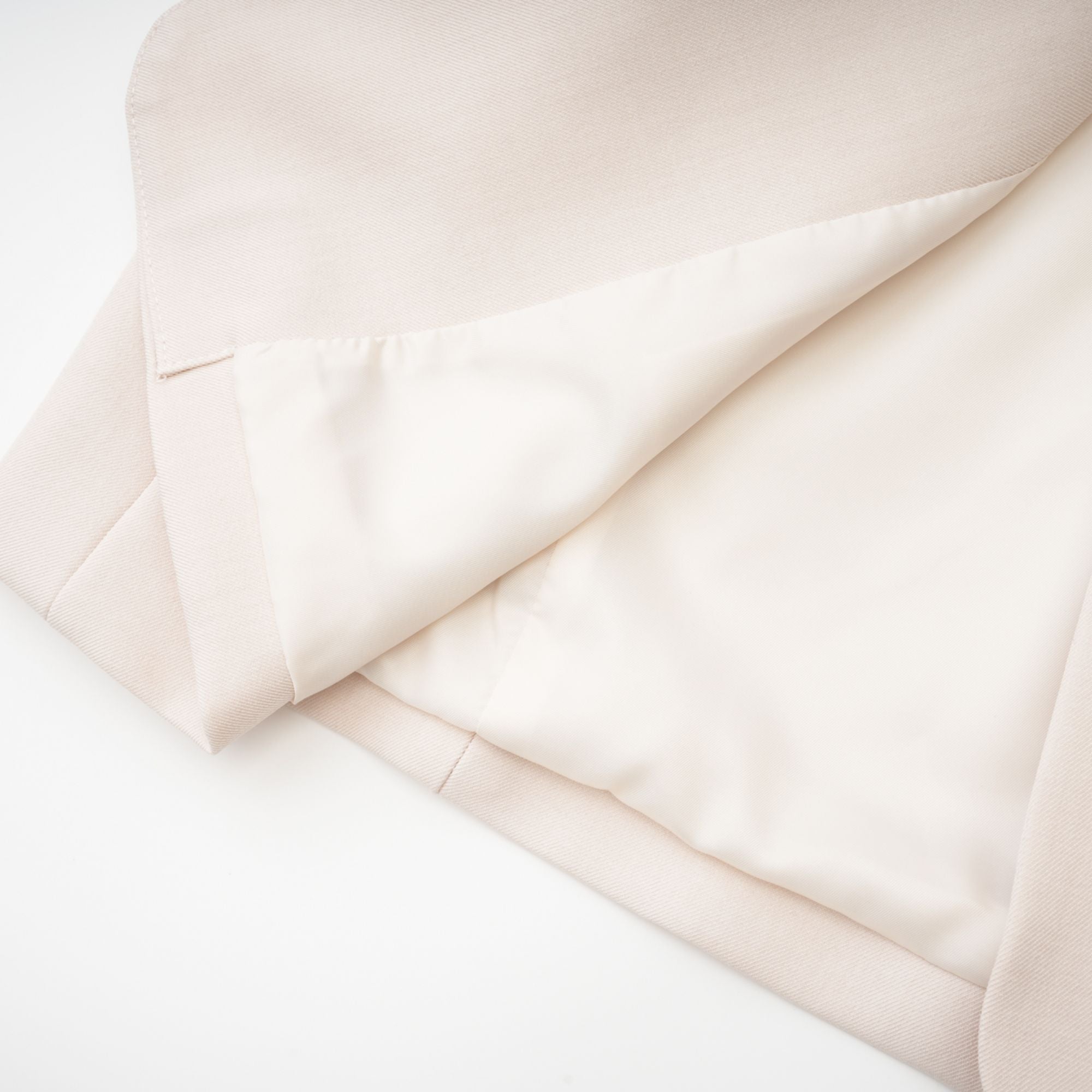 Coralie shawl-detailed jacket in Neutrals