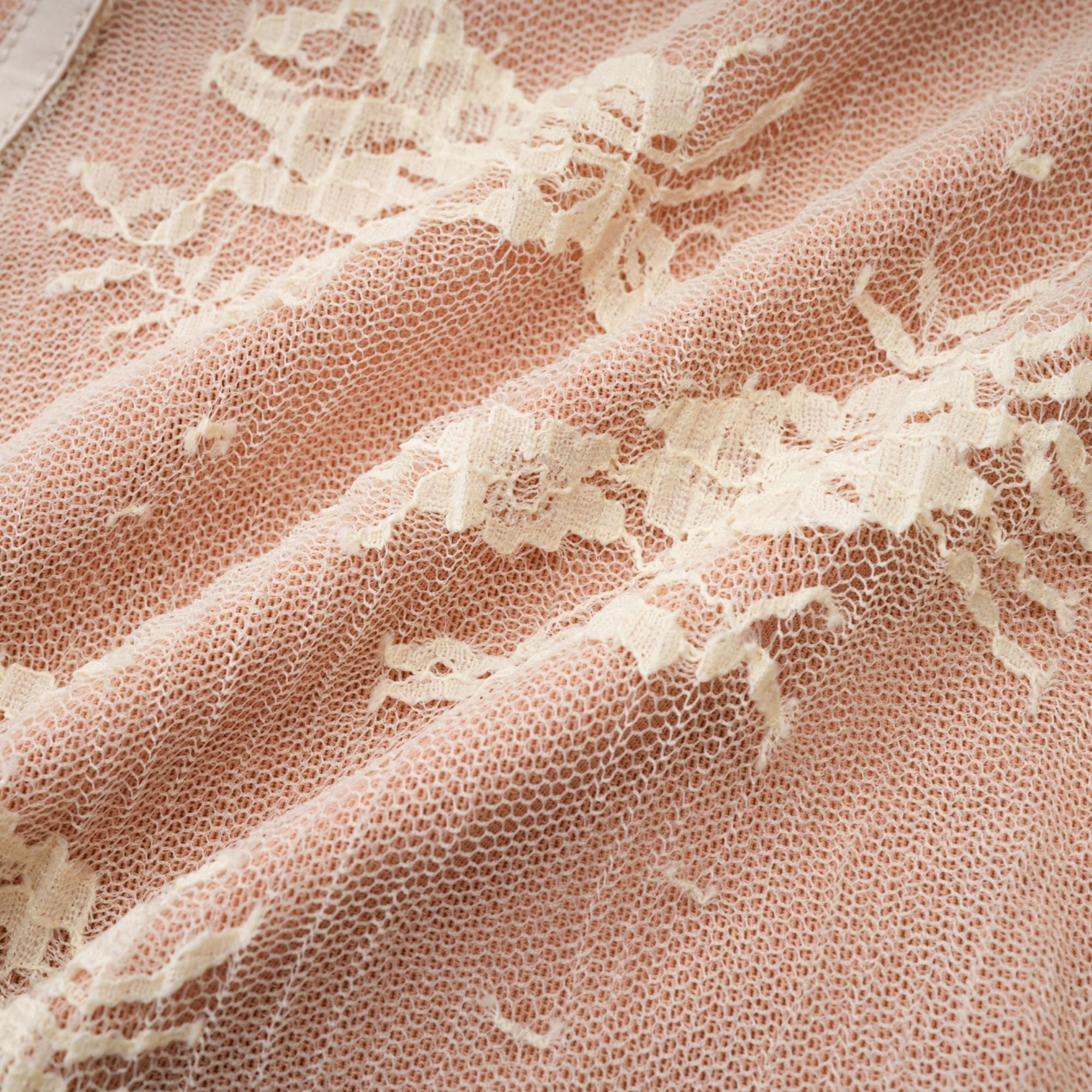Cyrielle cream-white flared-cuff long-sleeved dress (Final Sale)