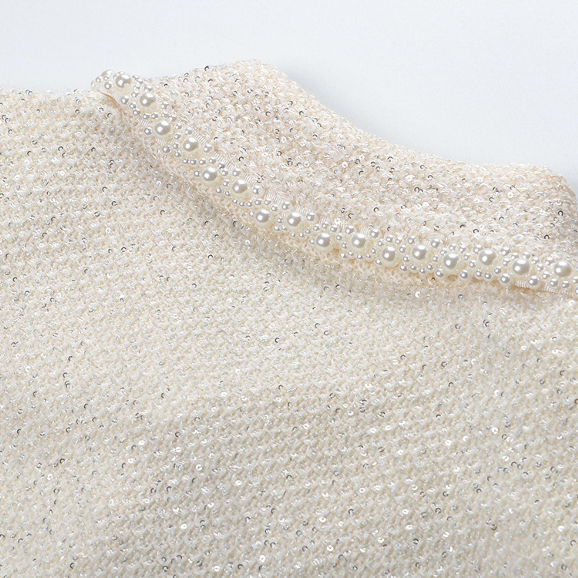 Eléonore white cropped jacket