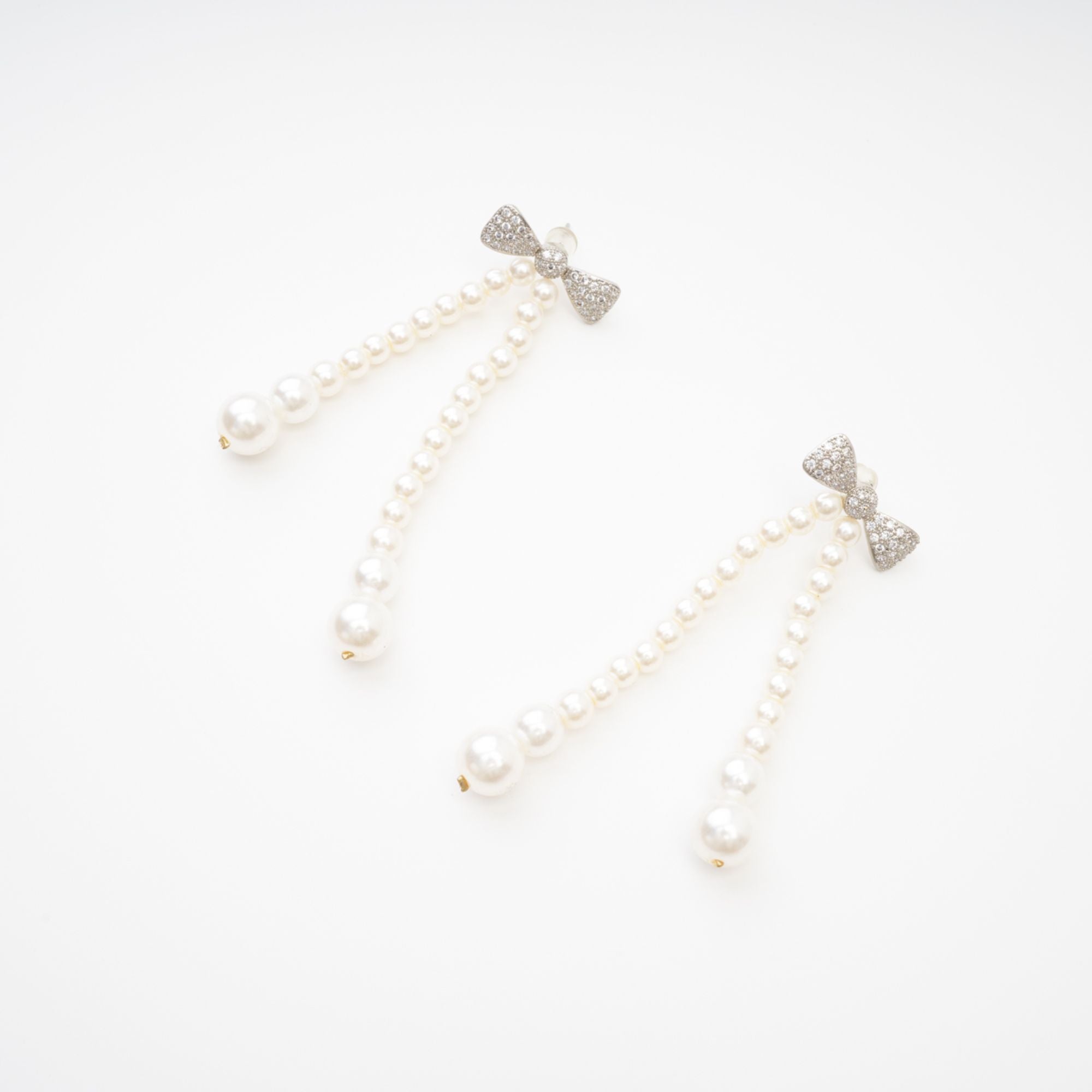 Élodie pearl-embellished stud earrings