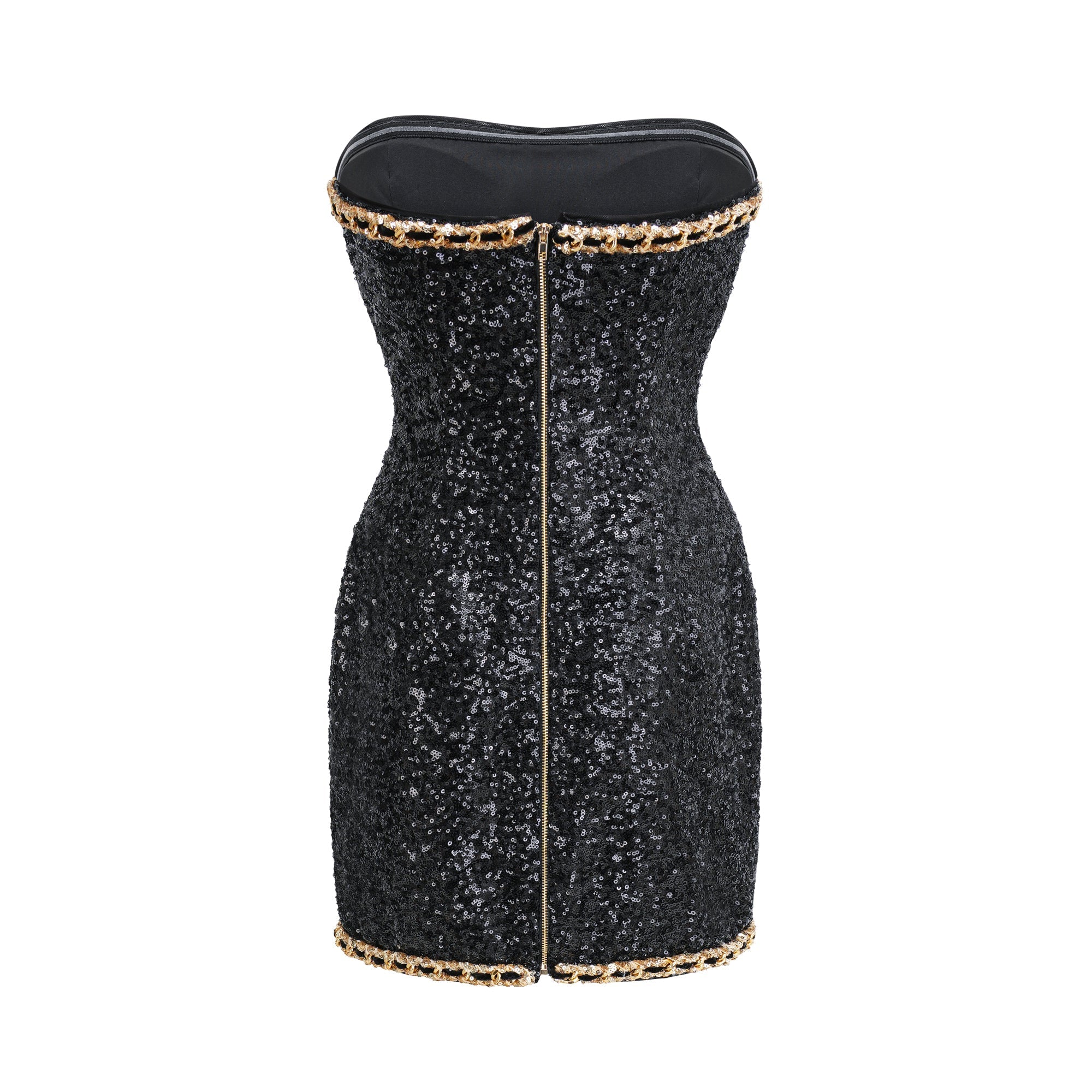 Eulalia black embellished mini dress (Final Sale)