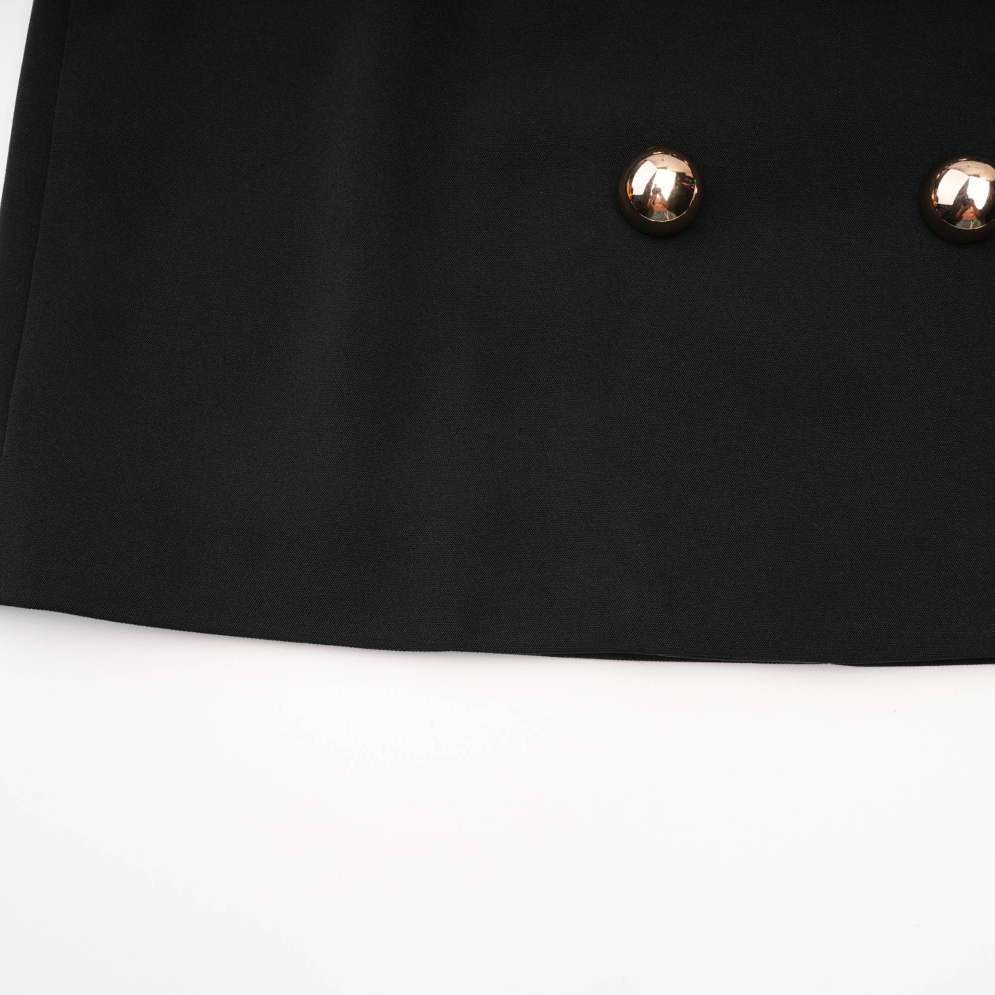 Fiadh black double-breasted mini dress (US Only)