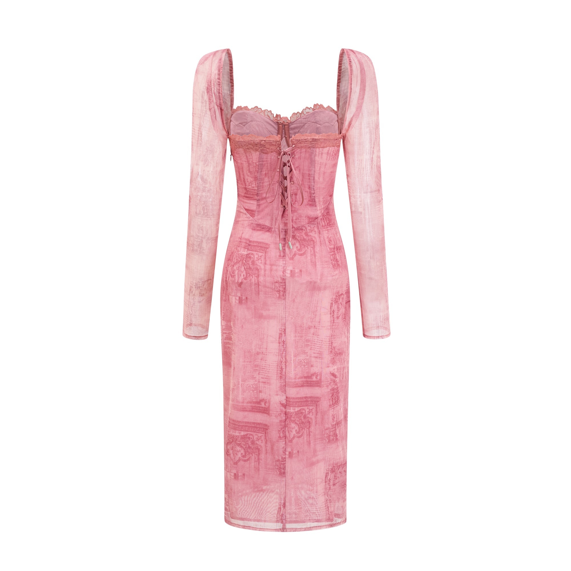 Florianne semi-sheer dress