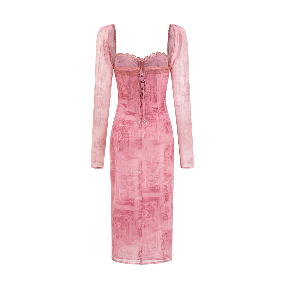 Florianne semi-sheer dress