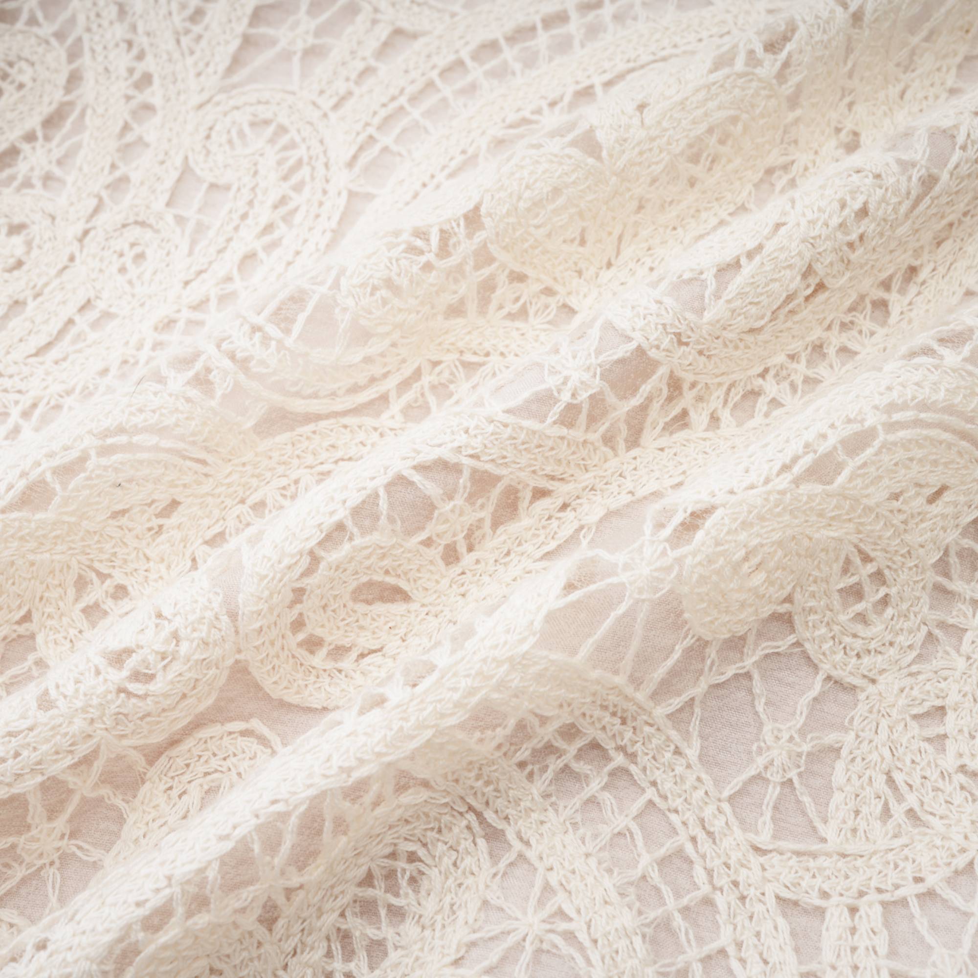 Galatea white lace long-sleeve dress (Final Sale-US Only)