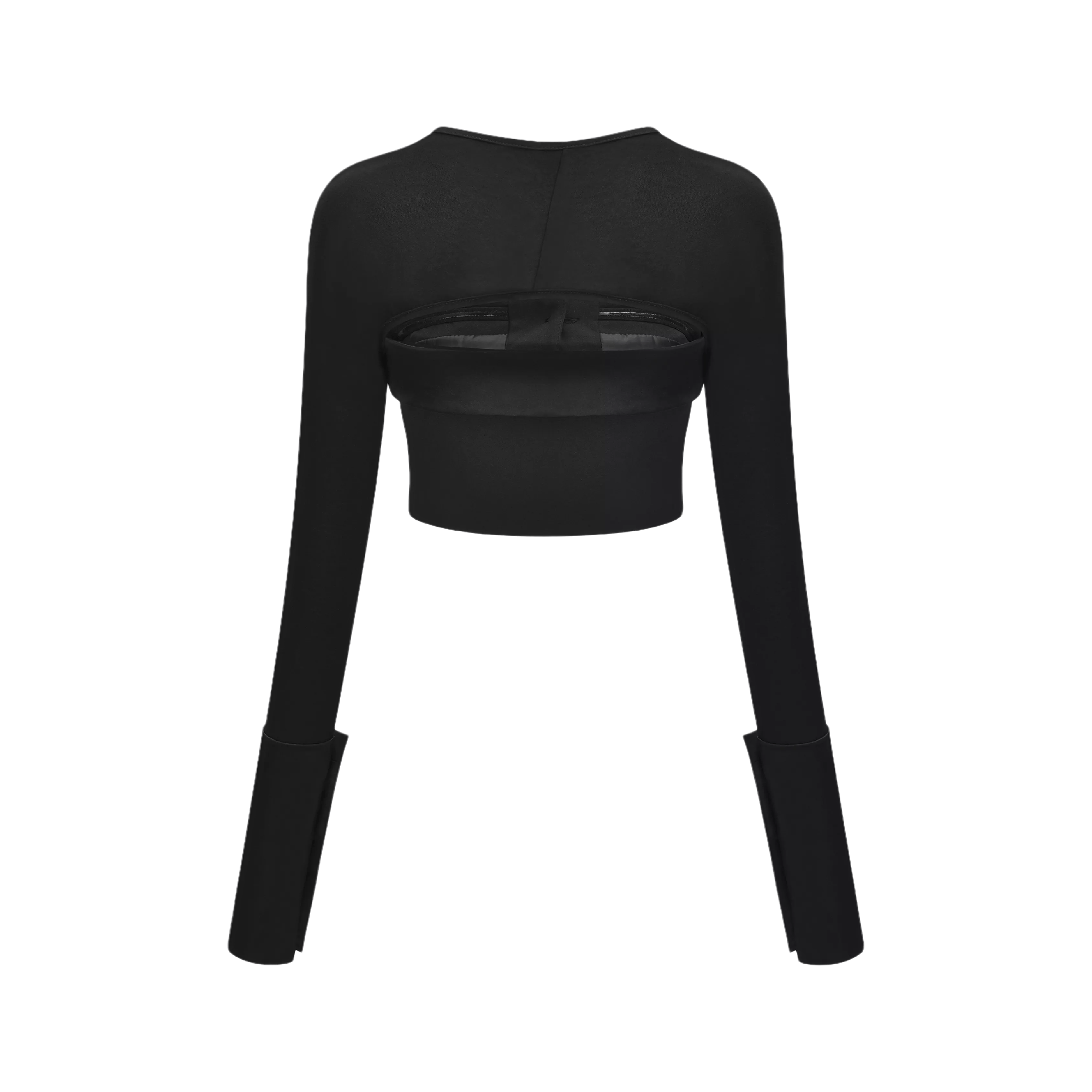 Luciela spaghetti-detail crop top & skirt matching set