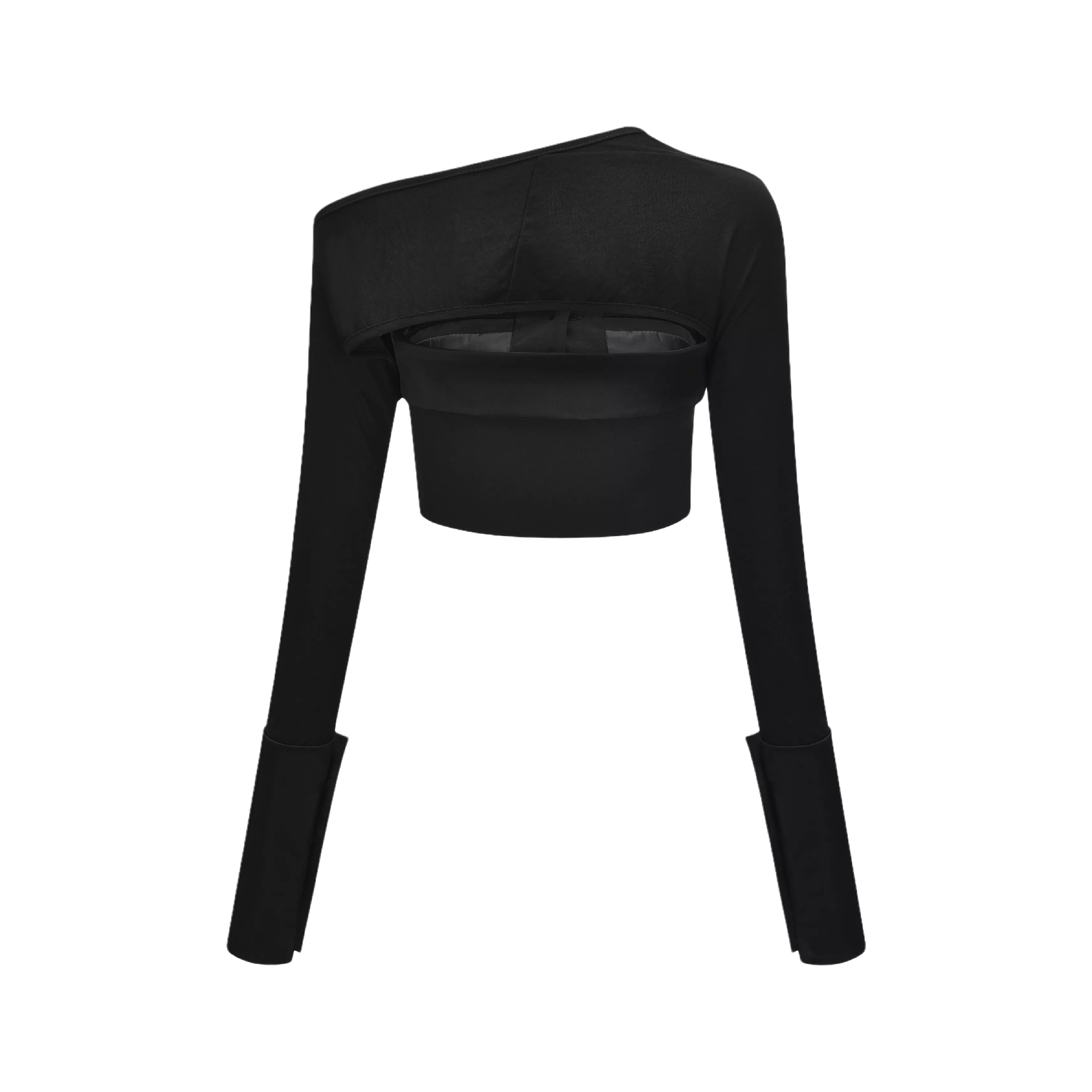 Luciela spaghetti-detail crop top & skirt matching set