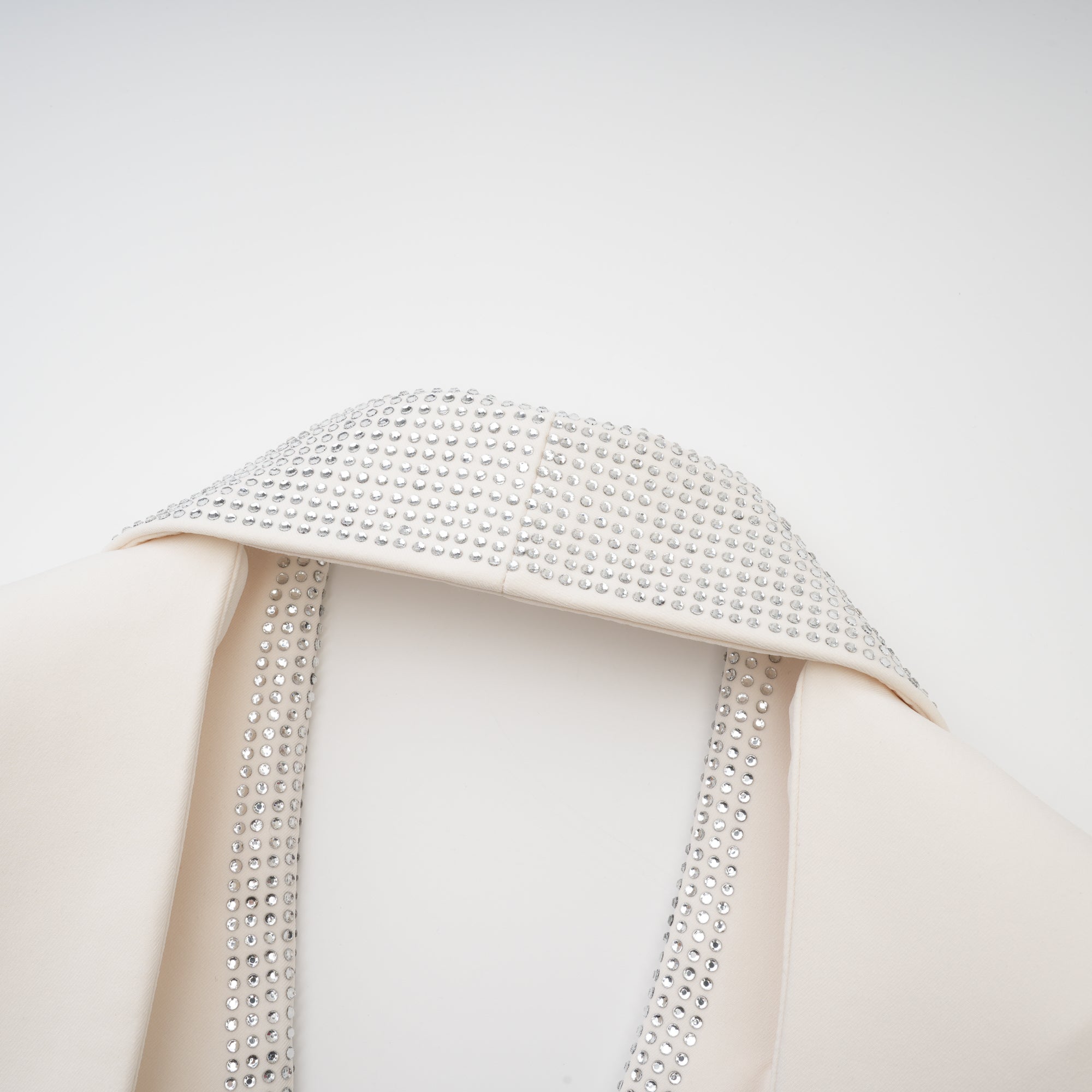 Jeanne crystal-embellished tailored dress coat