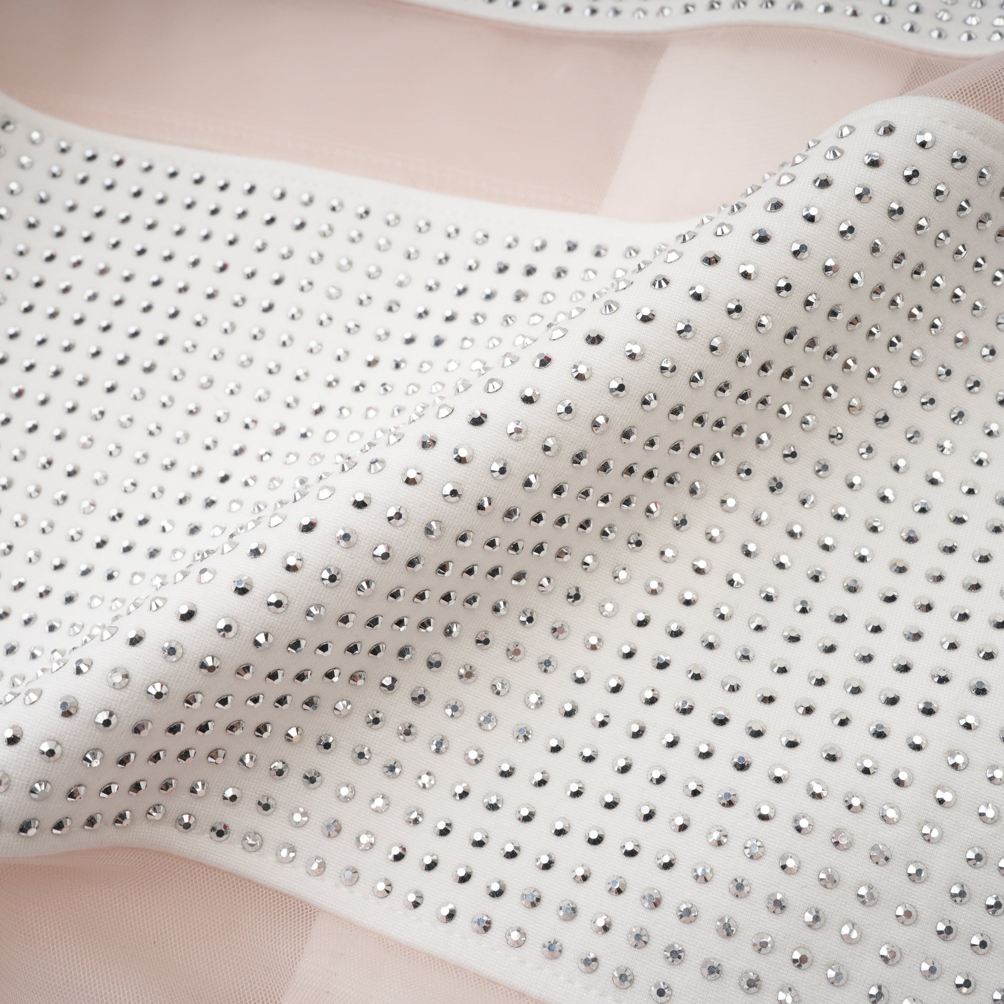 Jeanne semi-sheer panelled top