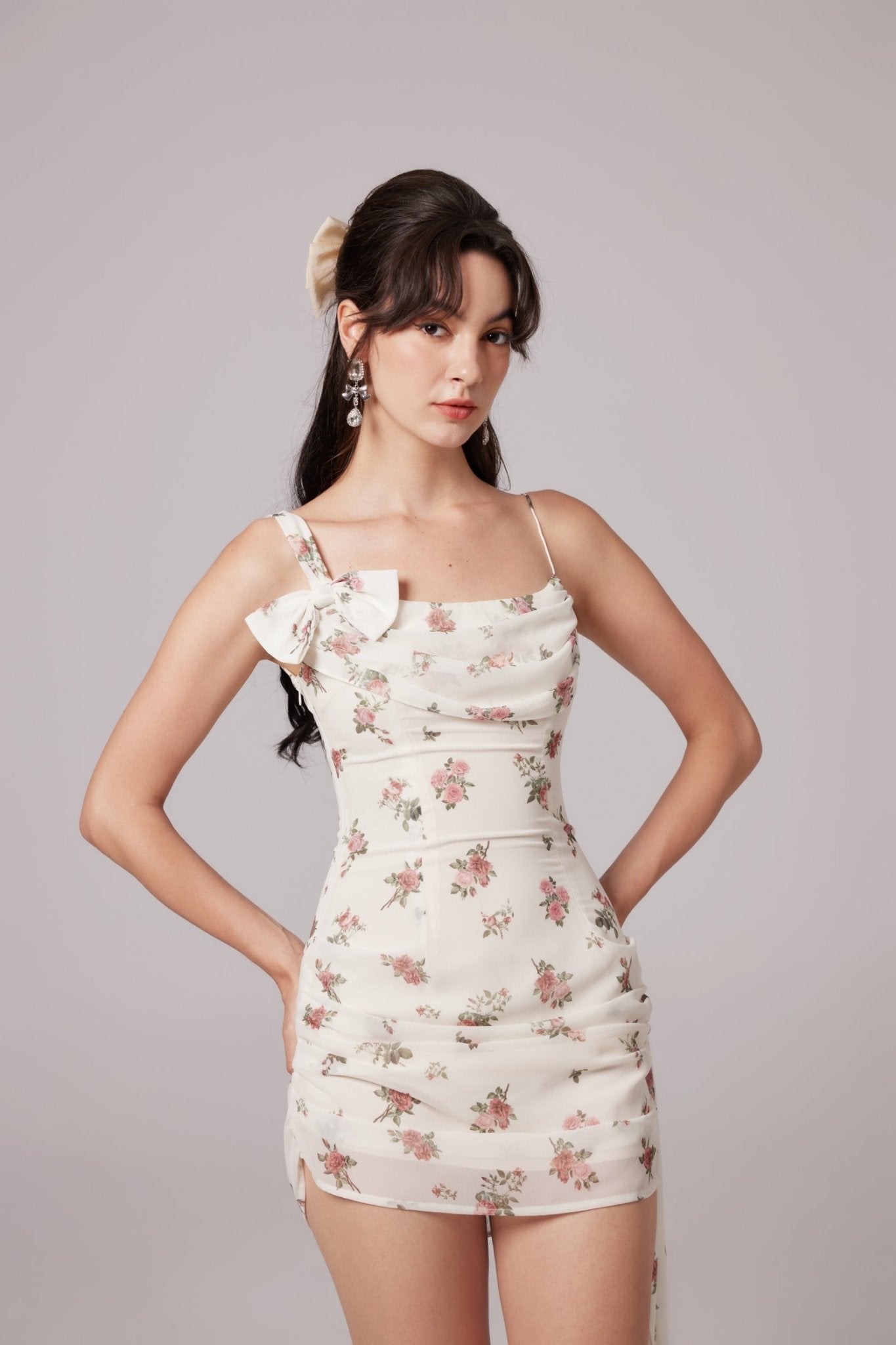Jennie floral-print mini dress (US Only)