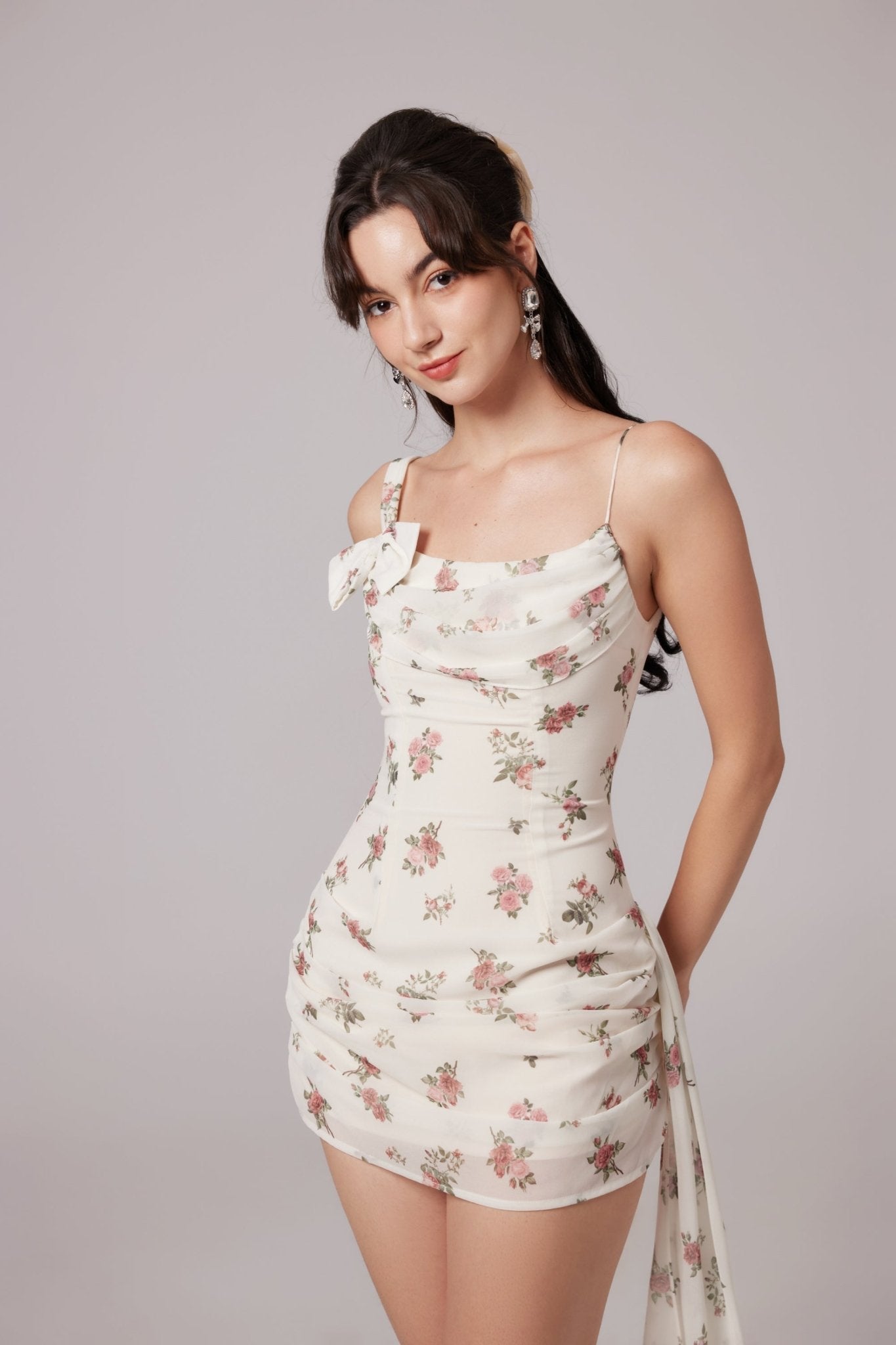 Jennie floral-print mini dress (US Only)
