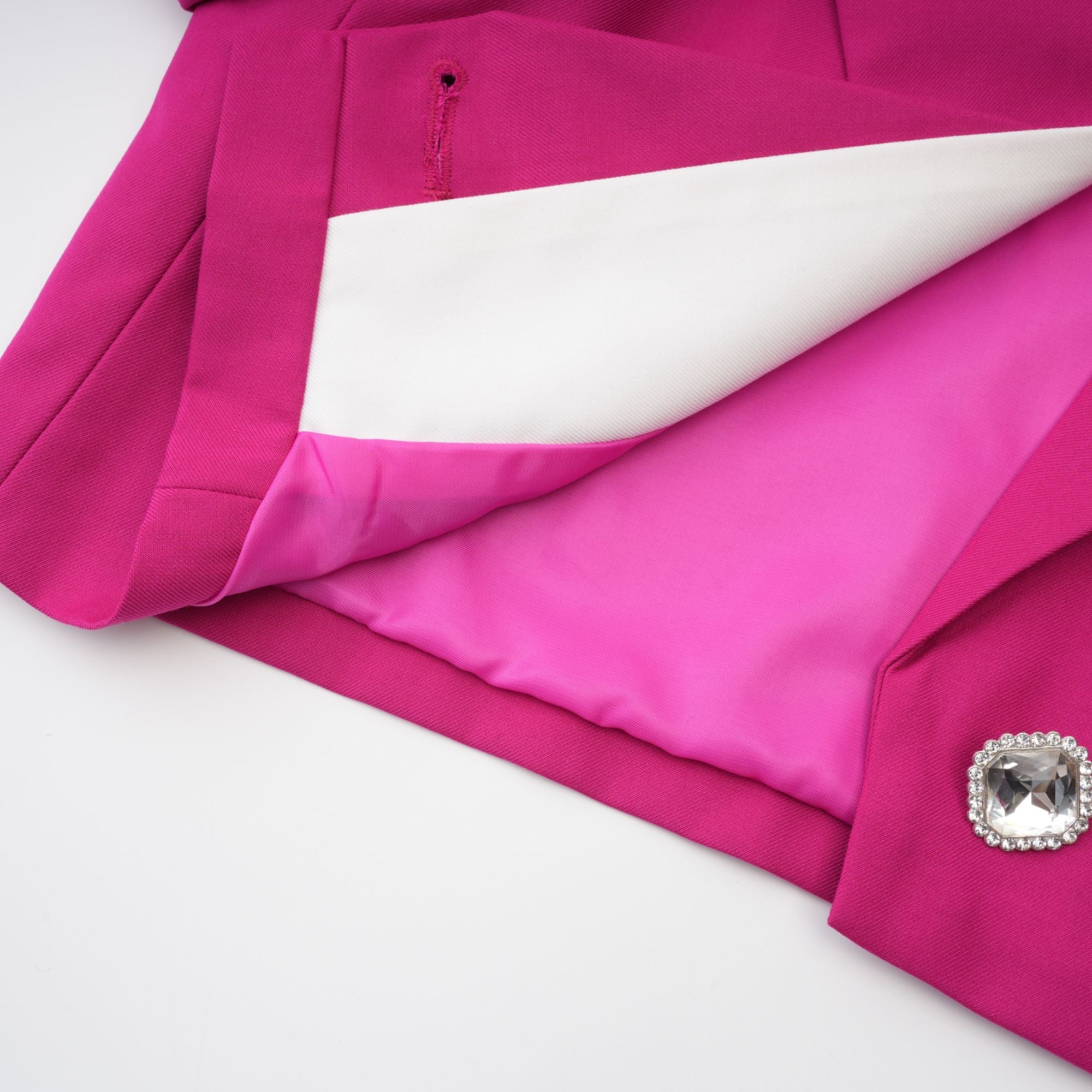 Juliette pink jacket & skirt matching set