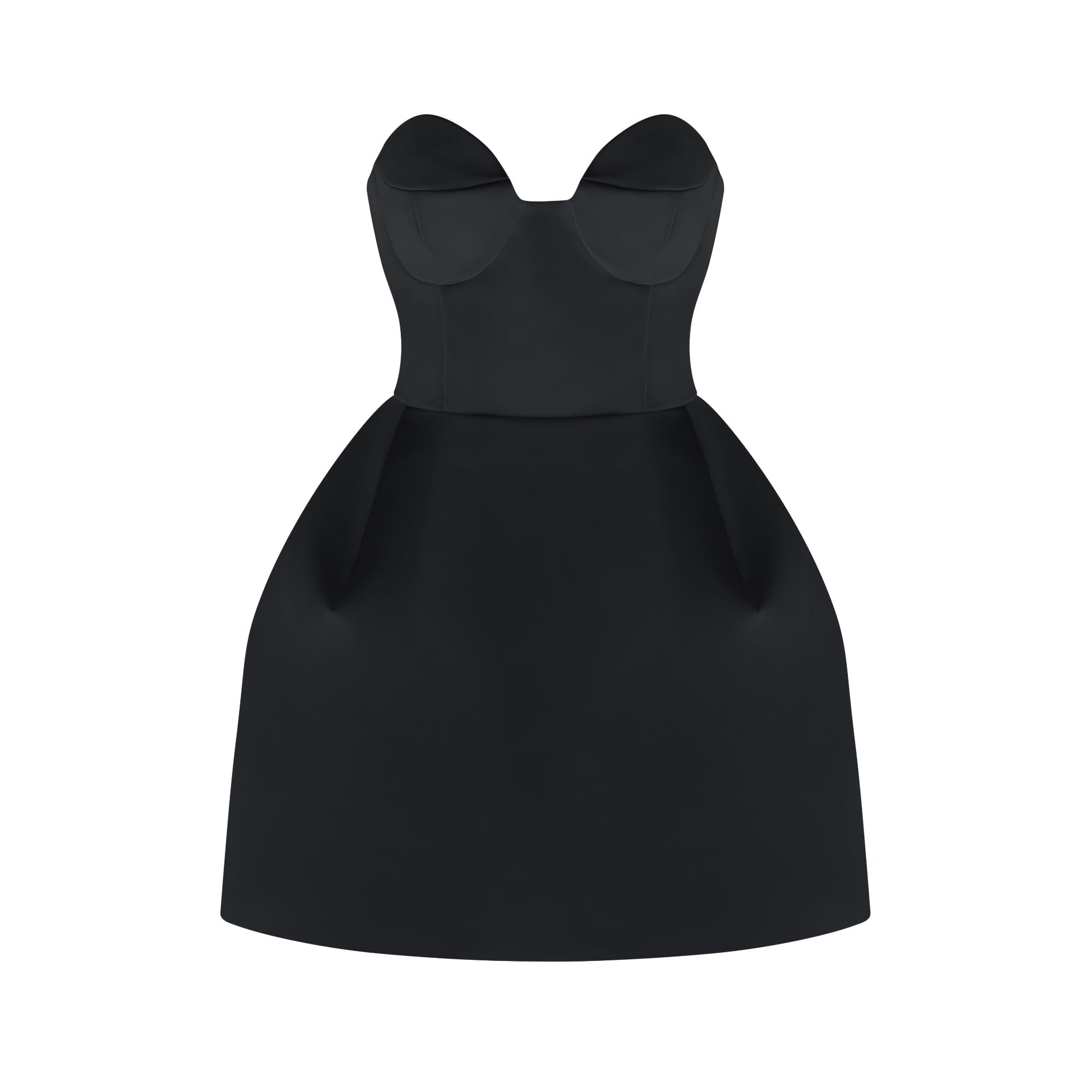 Laure white bustier off-shoulder mini dress (US Only)