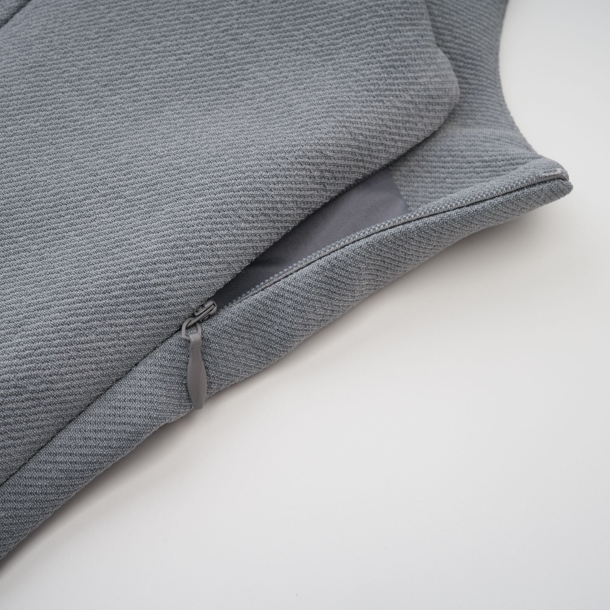 Lina grey faux-fur mini dress