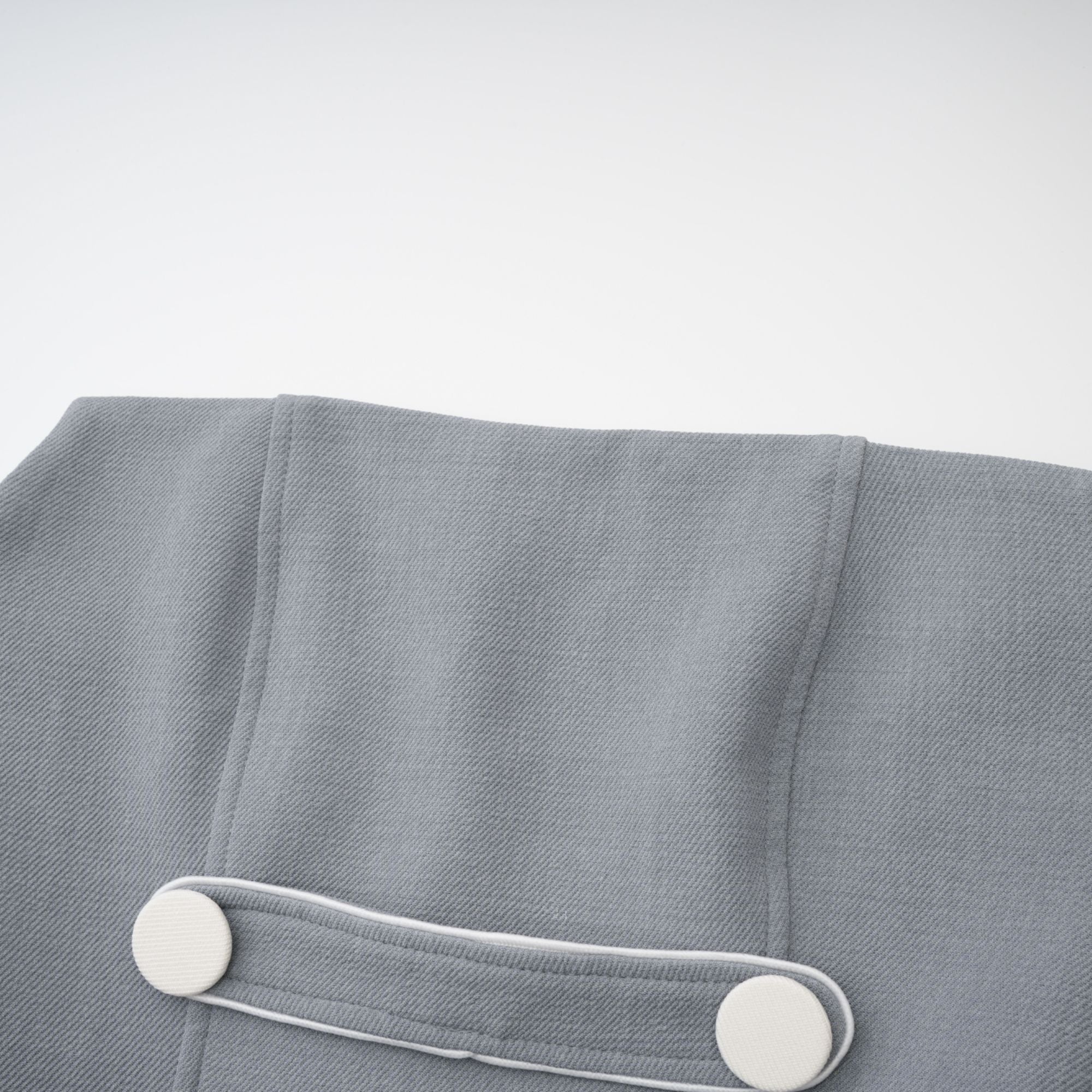 Lina grey faux-fur mini dress