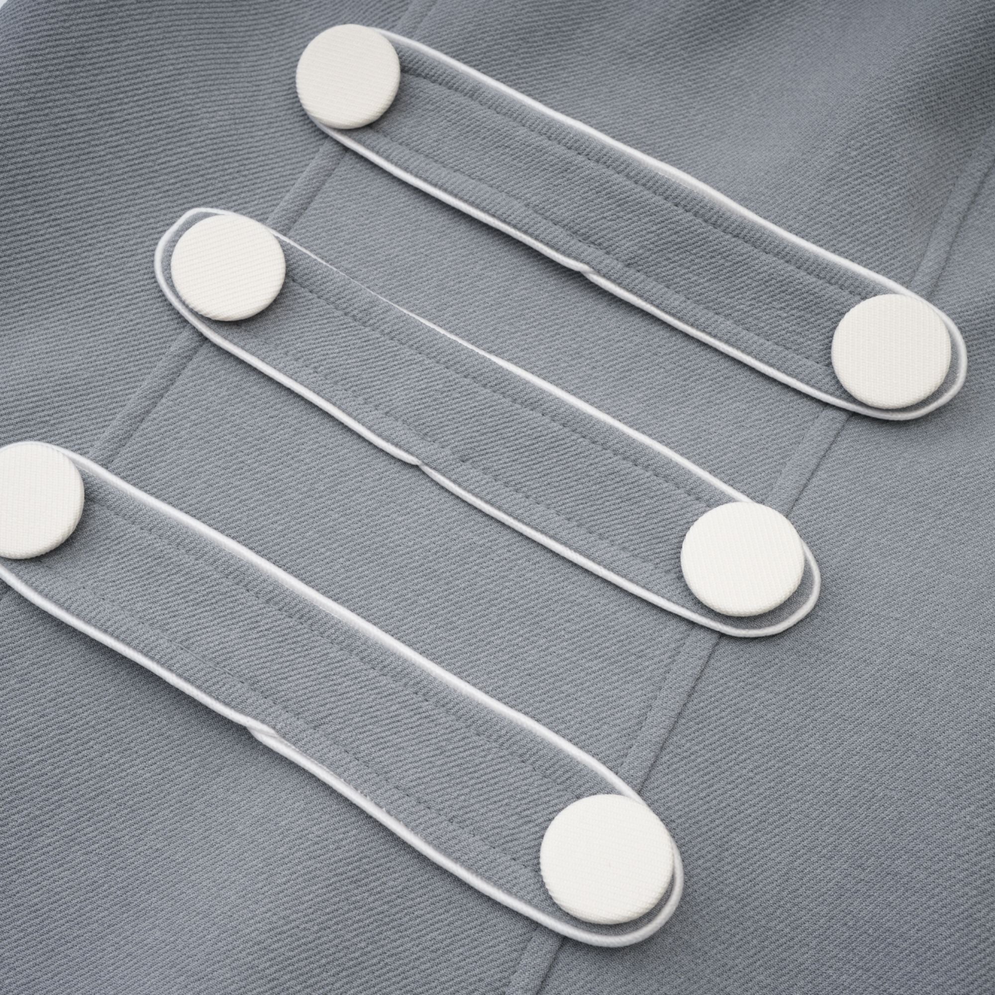 Lina grey faux-fur mini dress