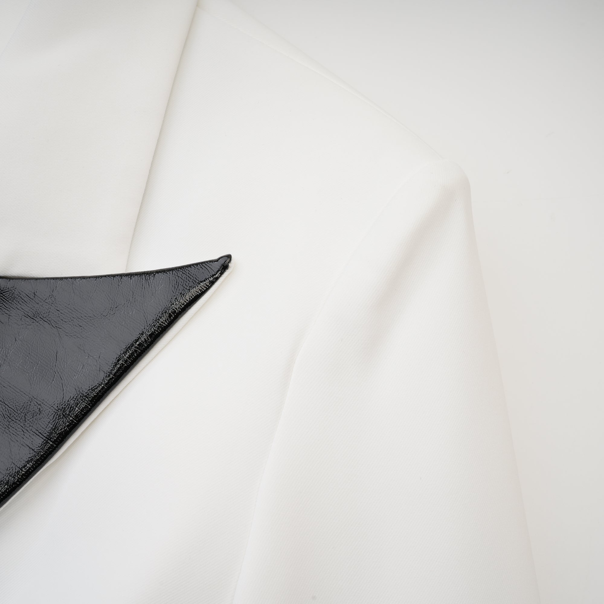 Louise crystal-button single-breasted coat (US Only)