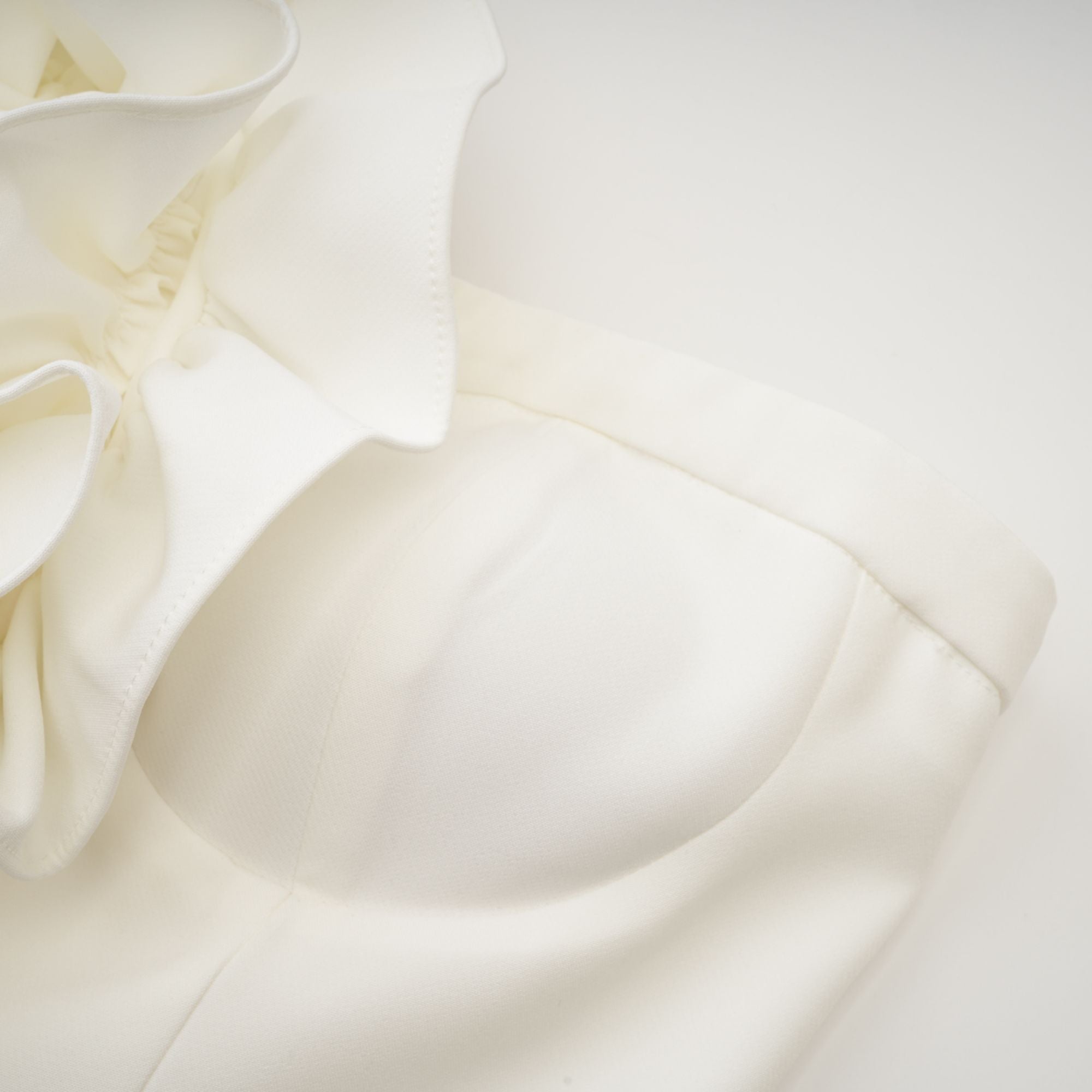 Lucie white floral-applique top