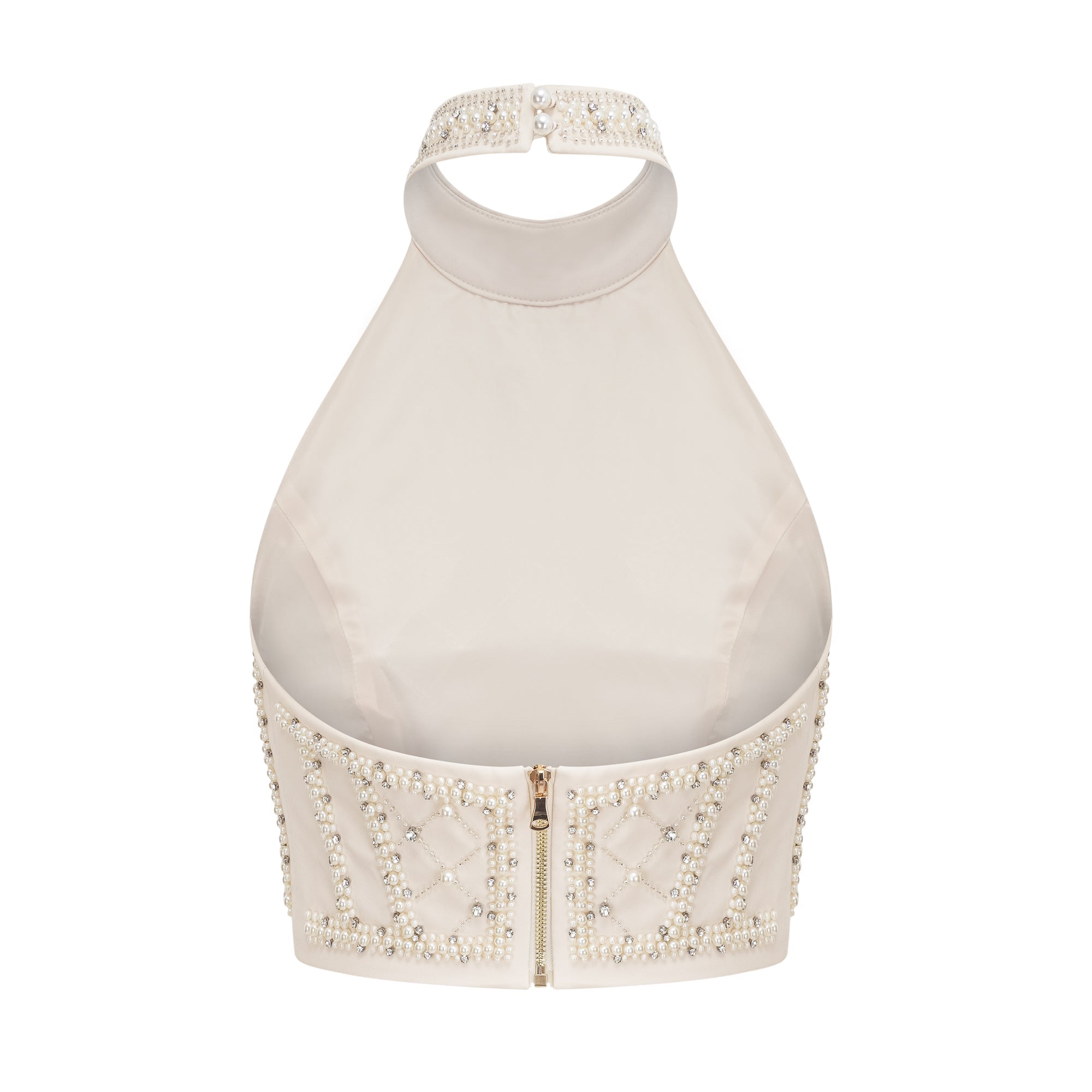 Luna embellished top & skirt matching set