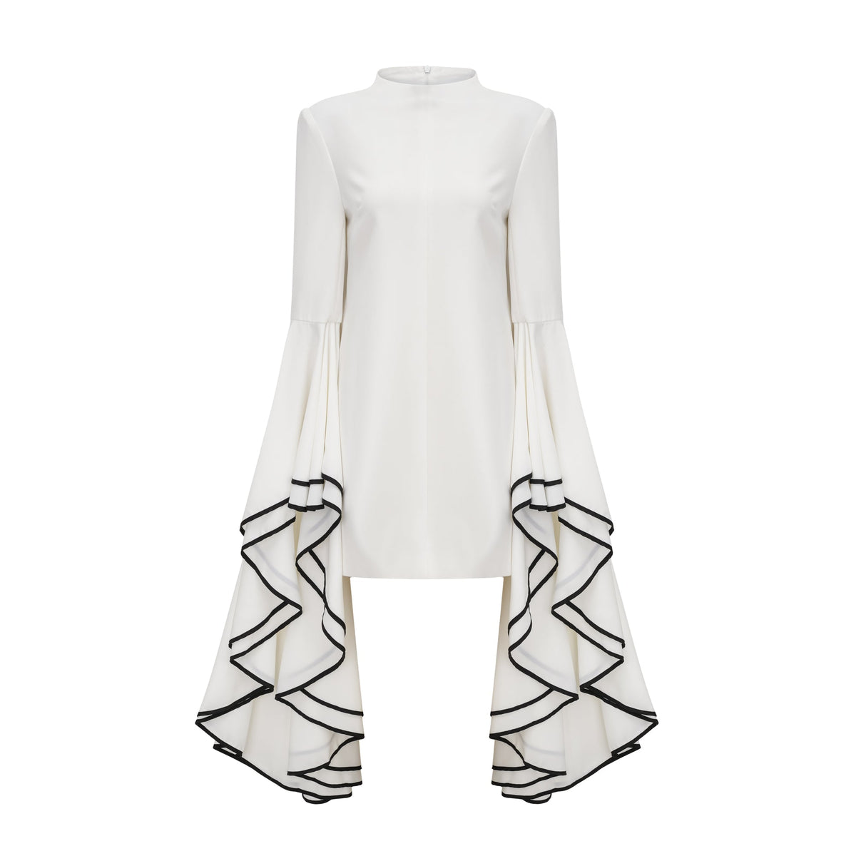 Madeleine ruffle-sleeve dress