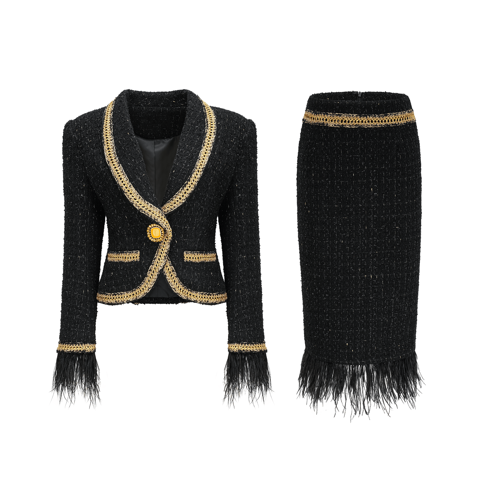 Maedhbh jacket & skirt matching set (Final Sale-US Only)