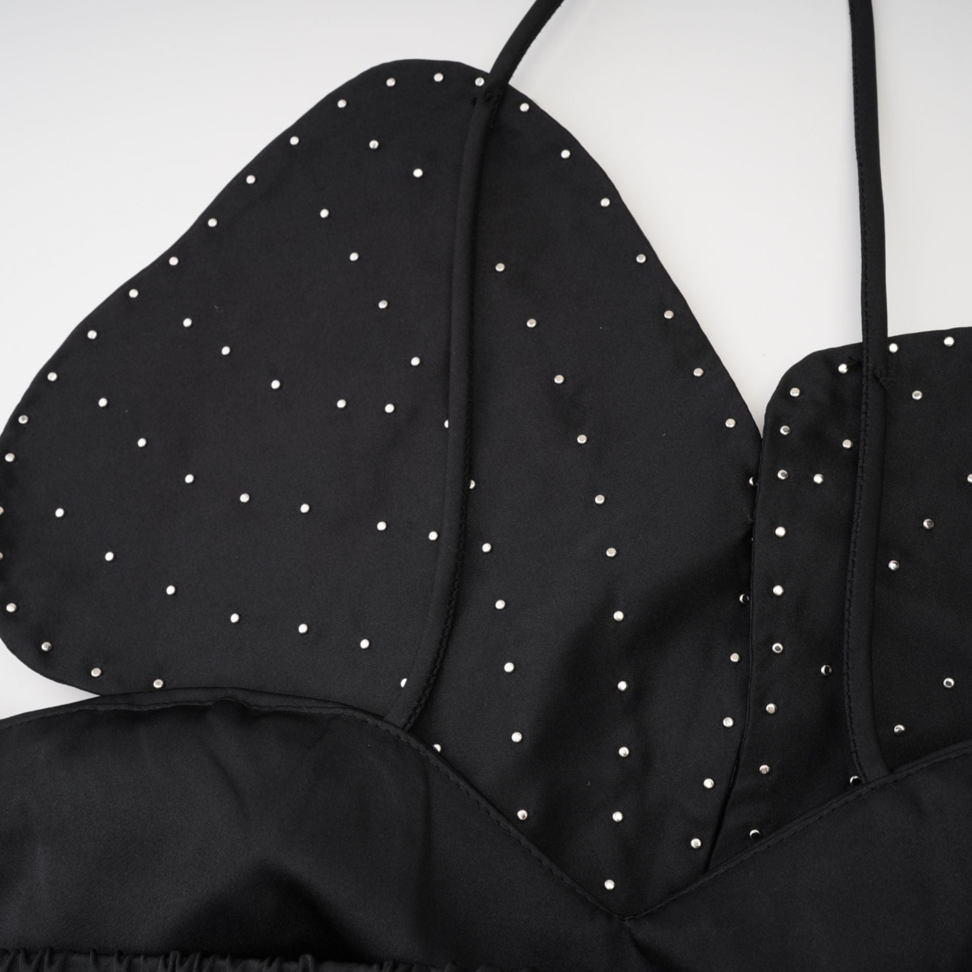 Maëlle faux-pearl embellished top