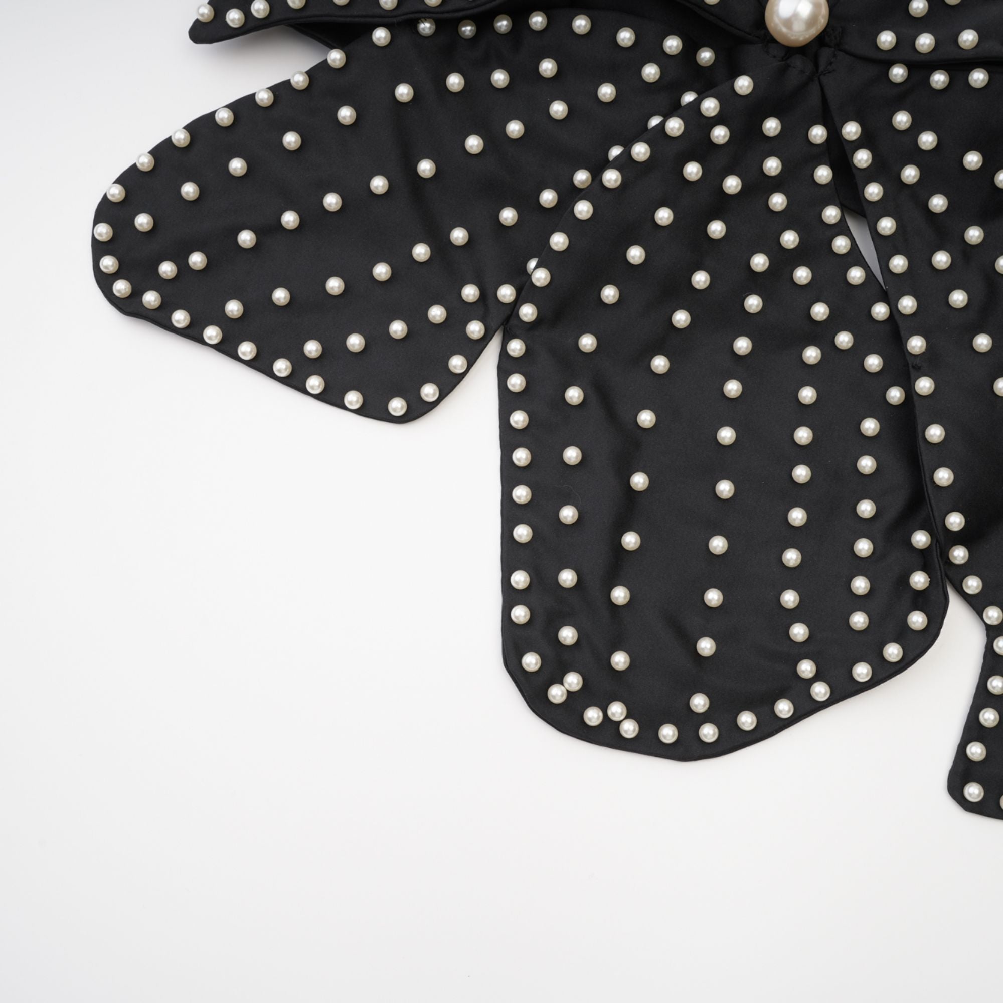 Maëlle faux-pearl embellished top
