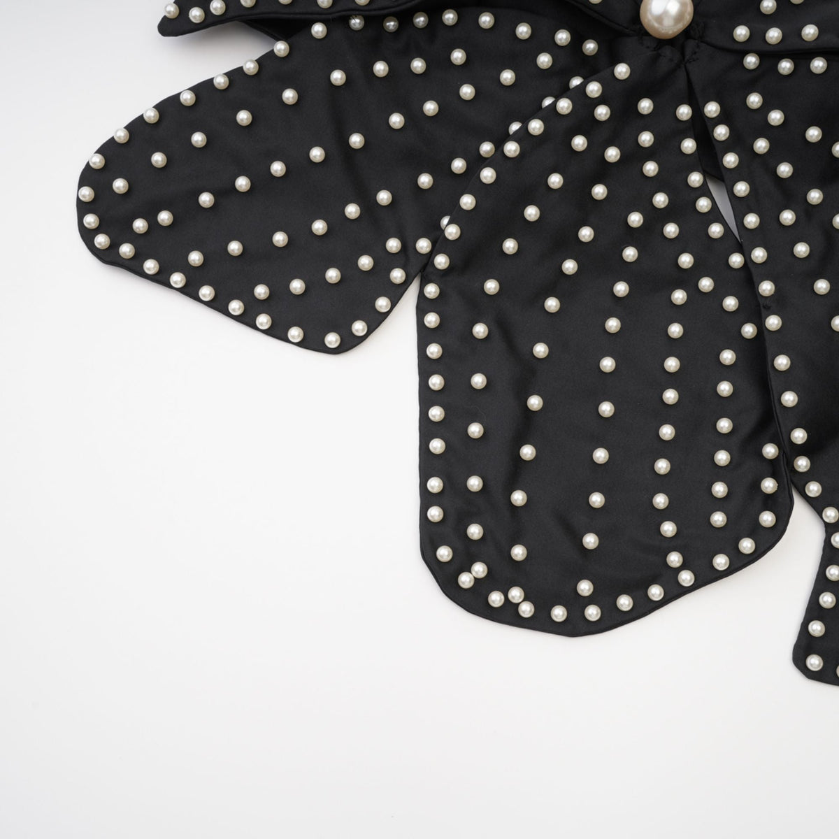 Maëlle faux-pearl embellished top