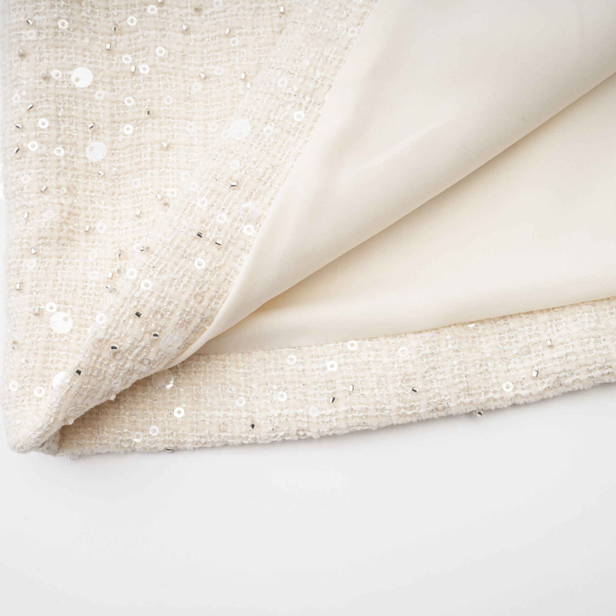 Manon white tweed sequined mini dress (UK Only)