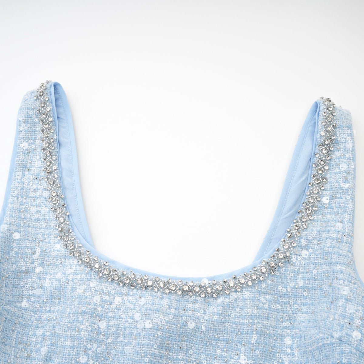 Manon white tweed sequined mini dress (UK Only)