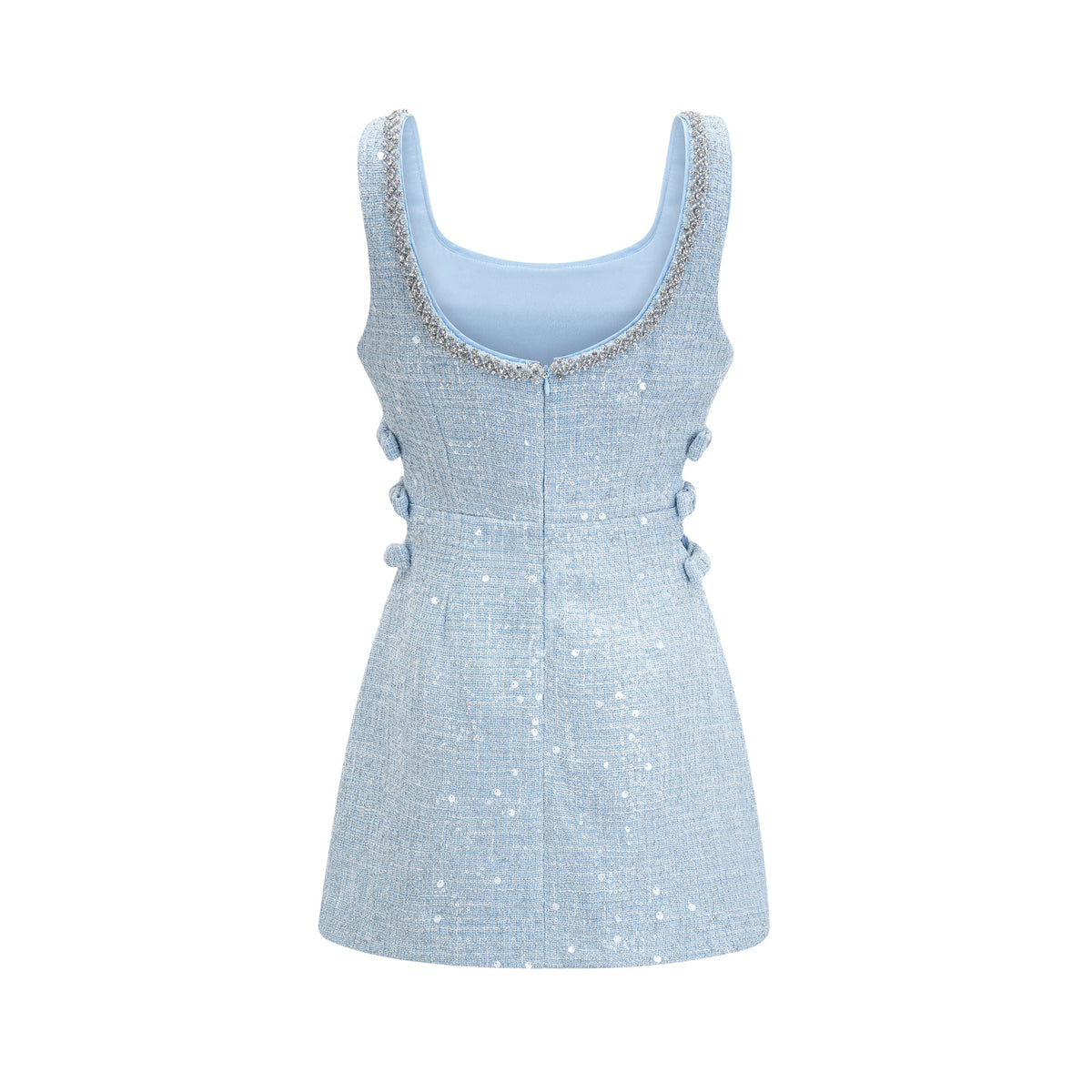 Manon white tweed sequined mini dress (UK Only)