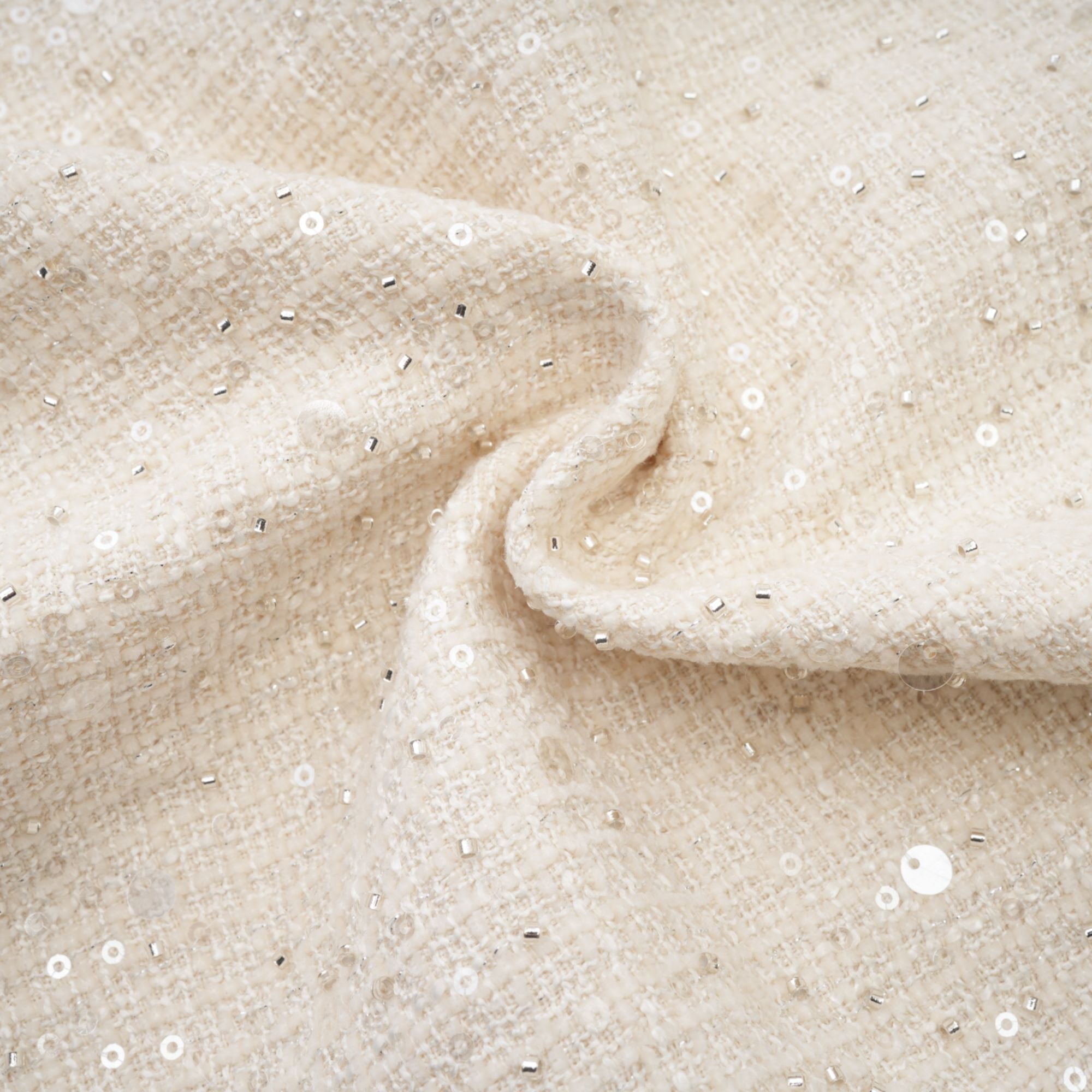 Manon white tweed sequined mini dress (UK Only)
