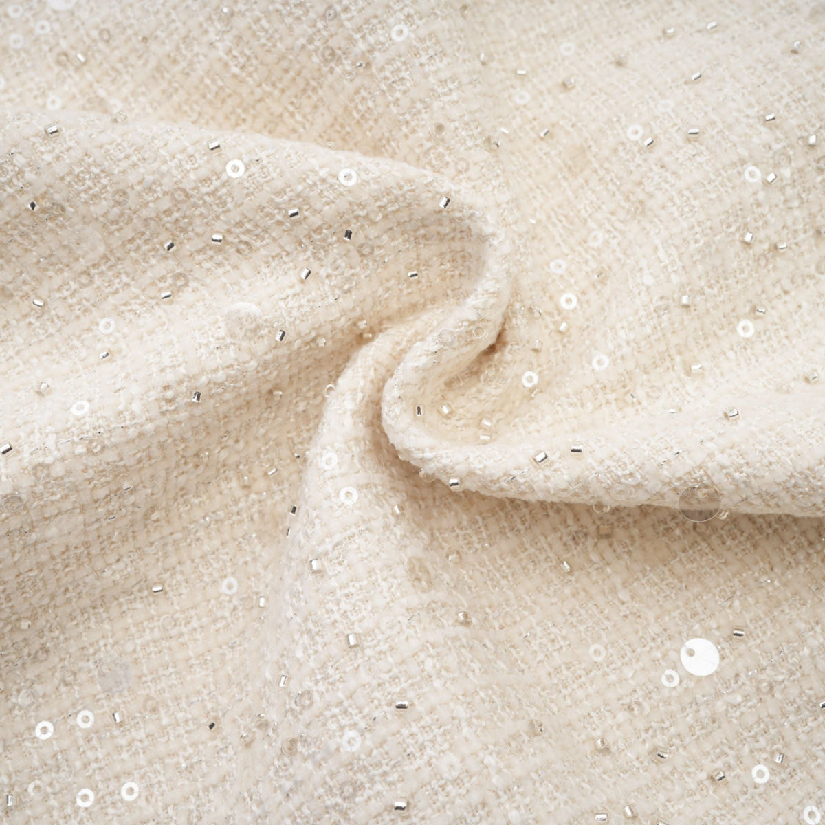 Manon white tweed sequined mini dress (UK Only)