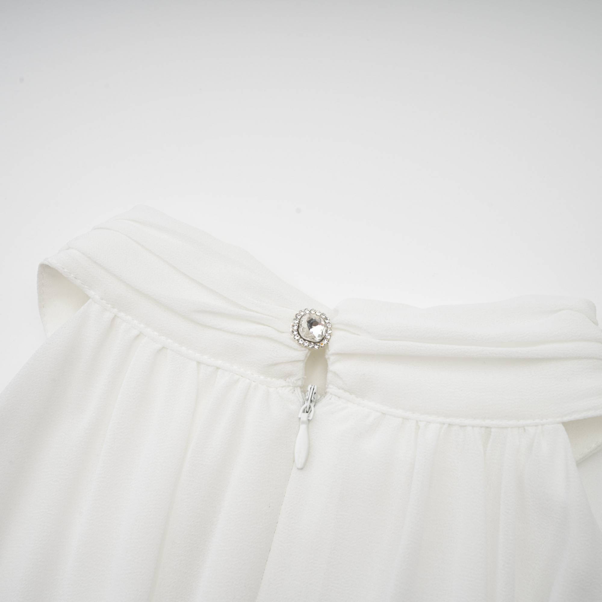 Marigold white halter floral hem dress (US Only)