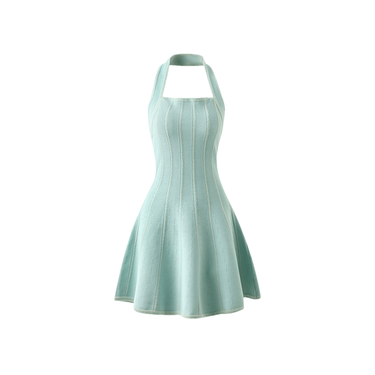 Marla knitted flared mini dress