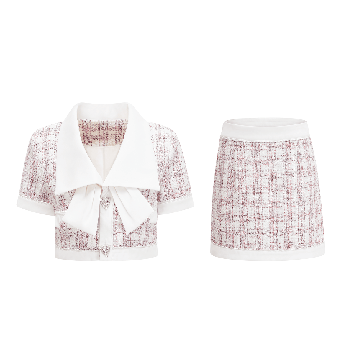 Melanie cropped top & skirt matching set (Final Sale-US Only)