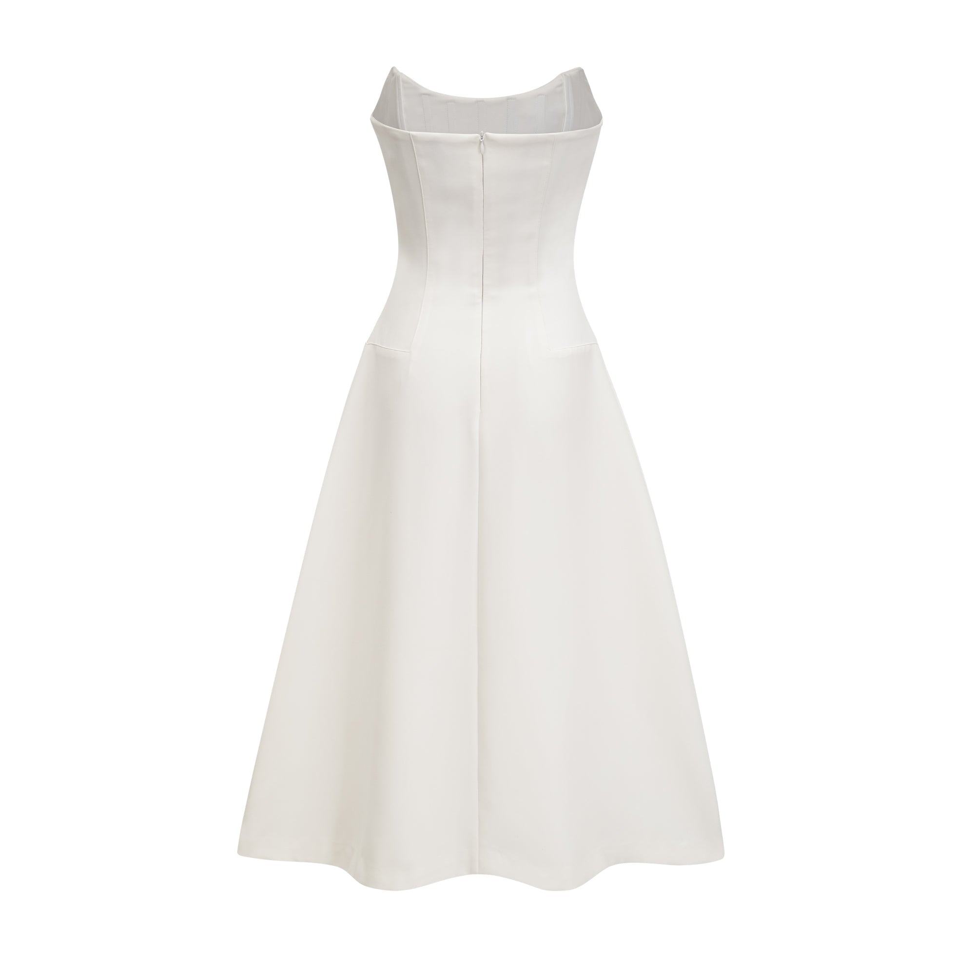 Melisande white embellished midi dress (US Only)