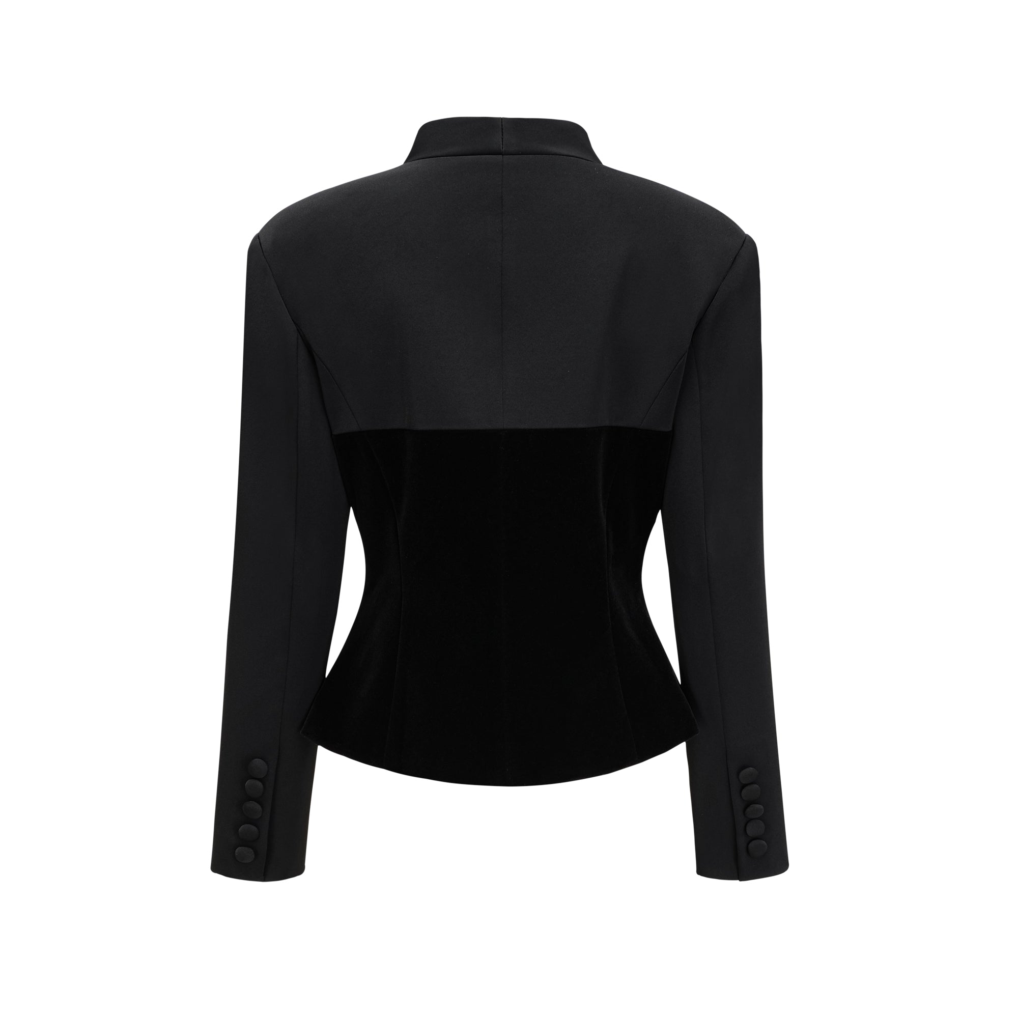Mireille black panelled jacket (Final Sale)