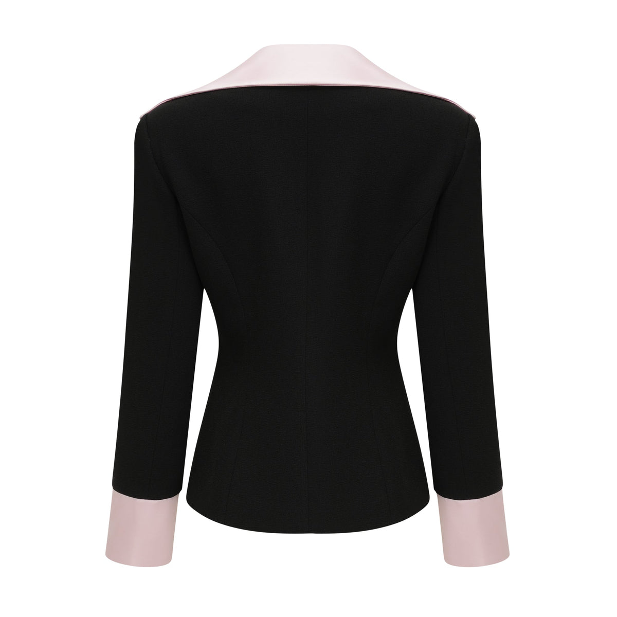 Uaine black jacket & skirt matching set