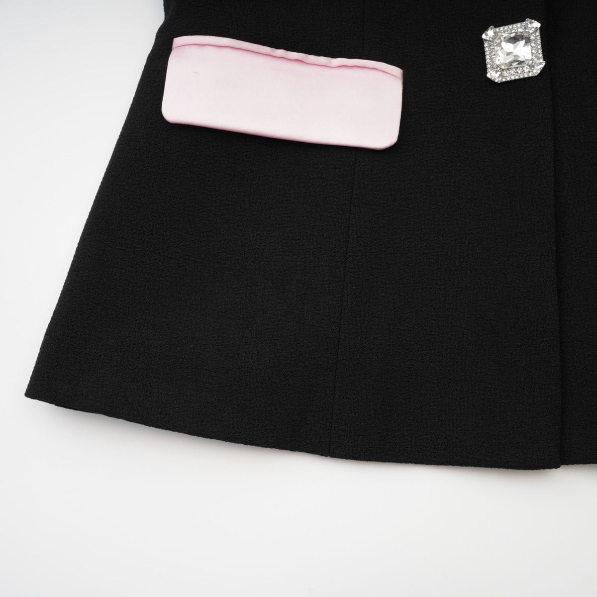 Uaine black jacket & skirt matching set