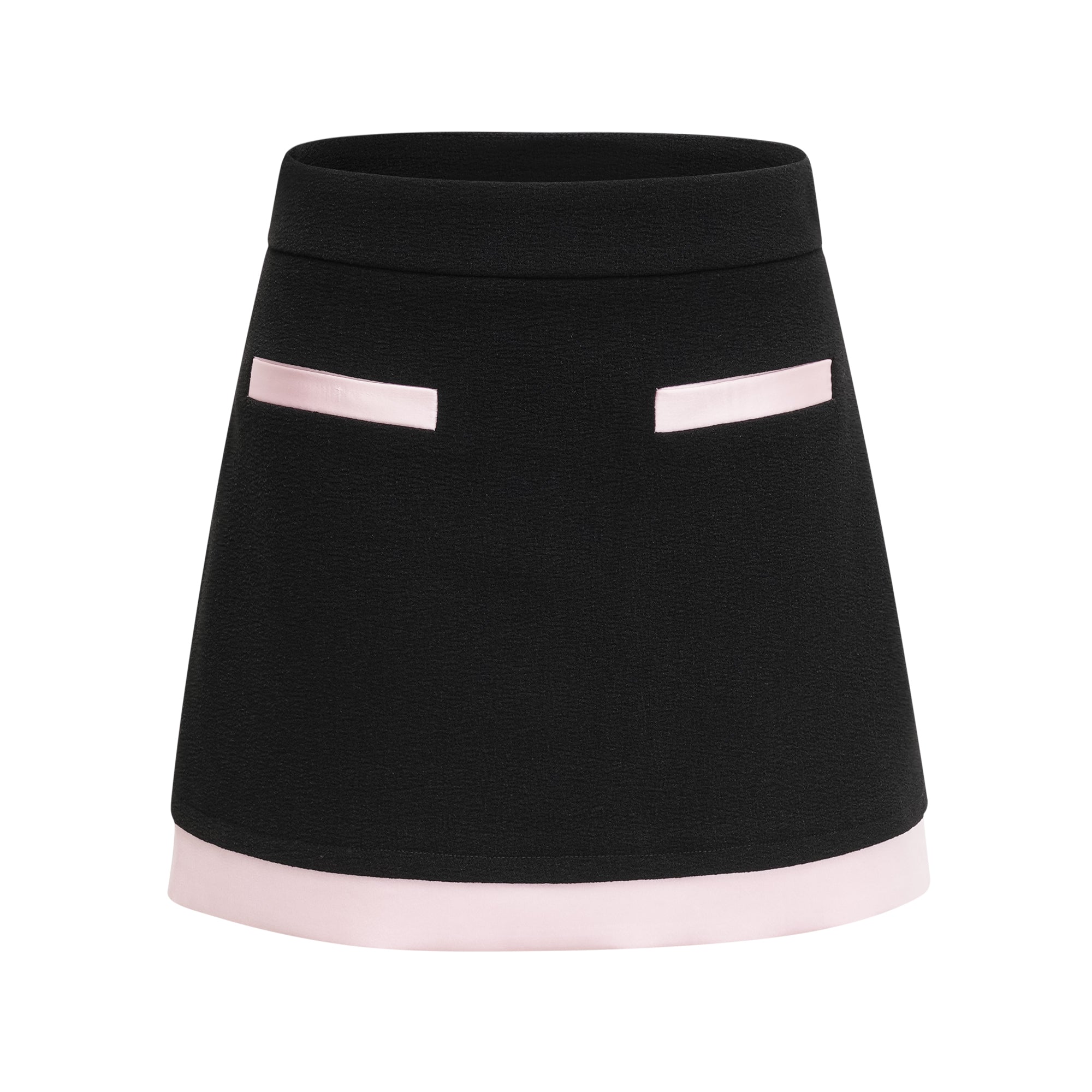 Uaine Black Two-Piece Jacket and Skirt Set (Final Sale-US Only)