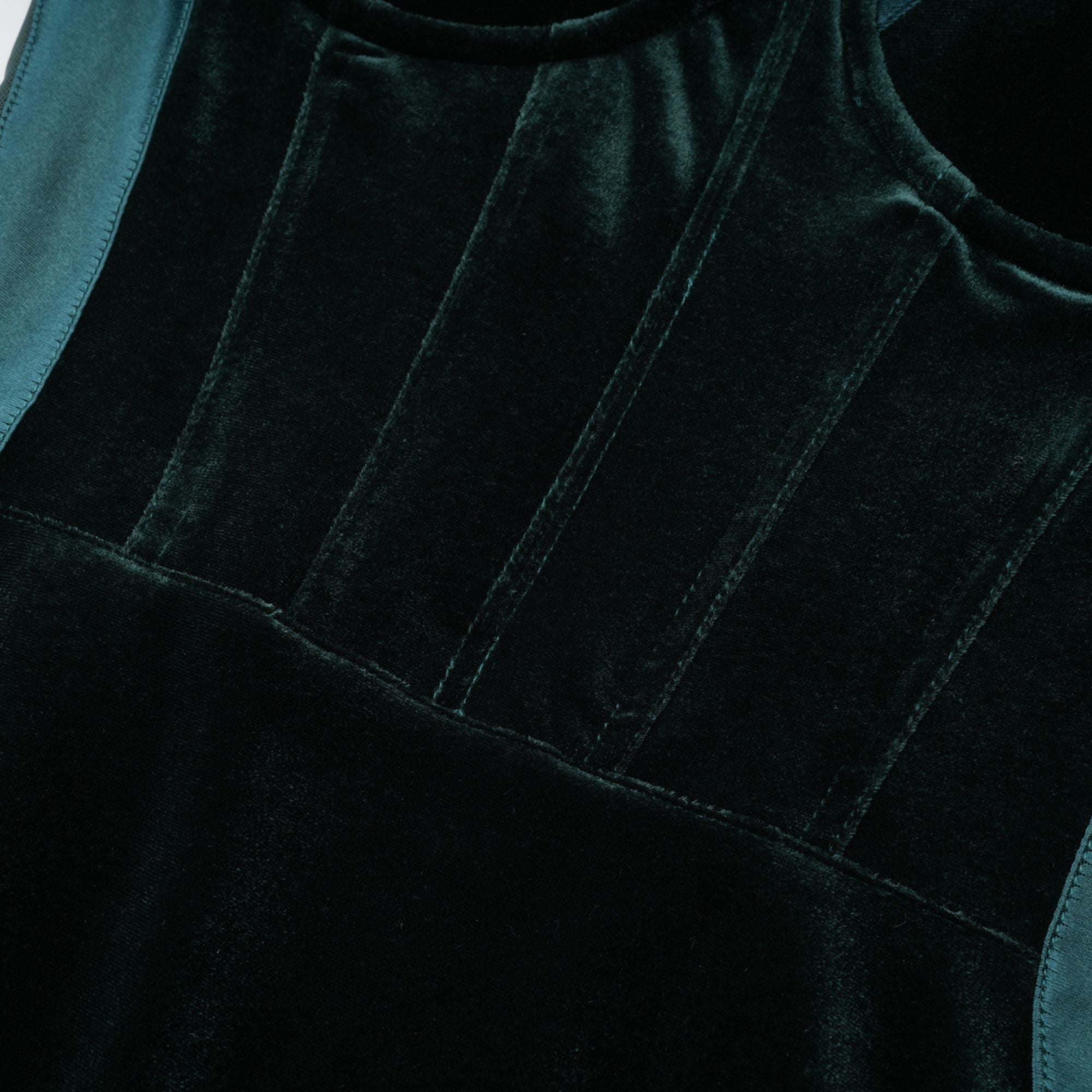 Muriel green bustier midi dress (US Only)