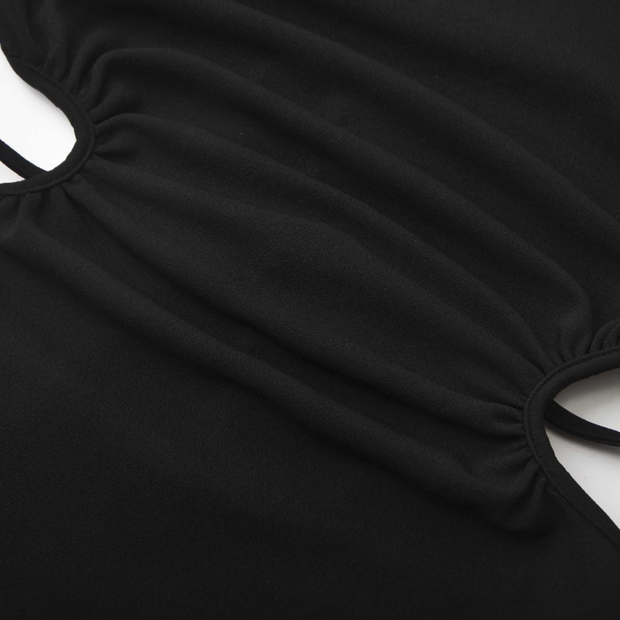 Next Level-off-shoulder waist cut-out dress